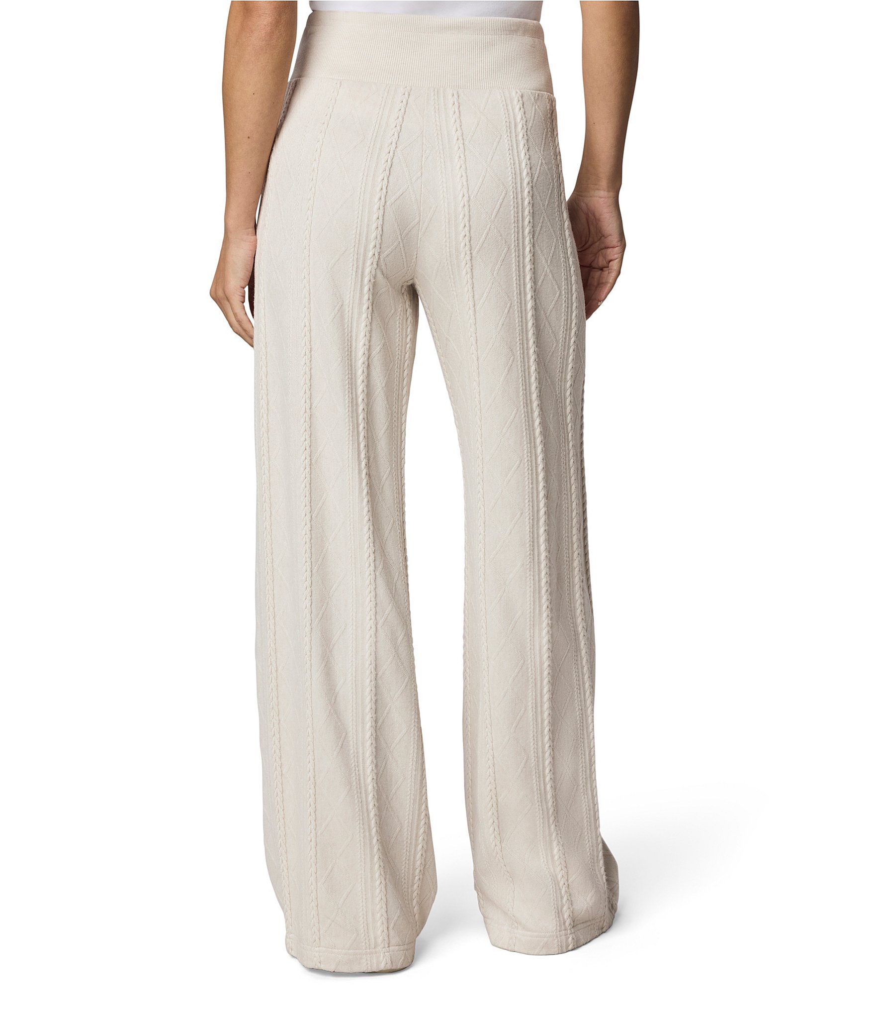 Splendid Cable Knit Lounge Wide Leg Coordinating Pants