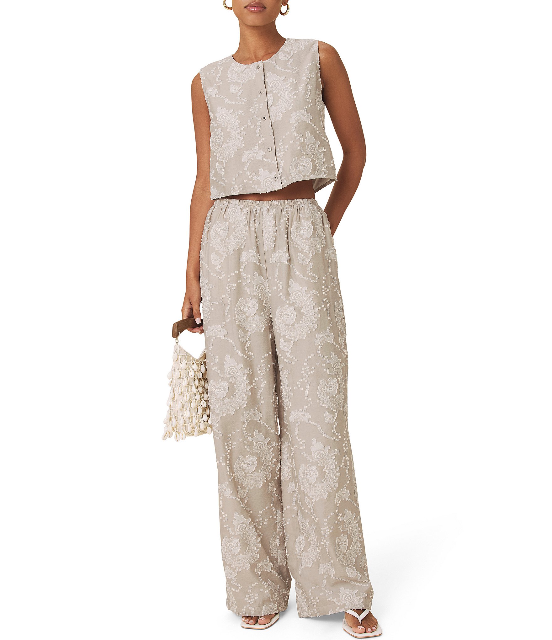 Splendid Coordinating Ezra Button Tank
