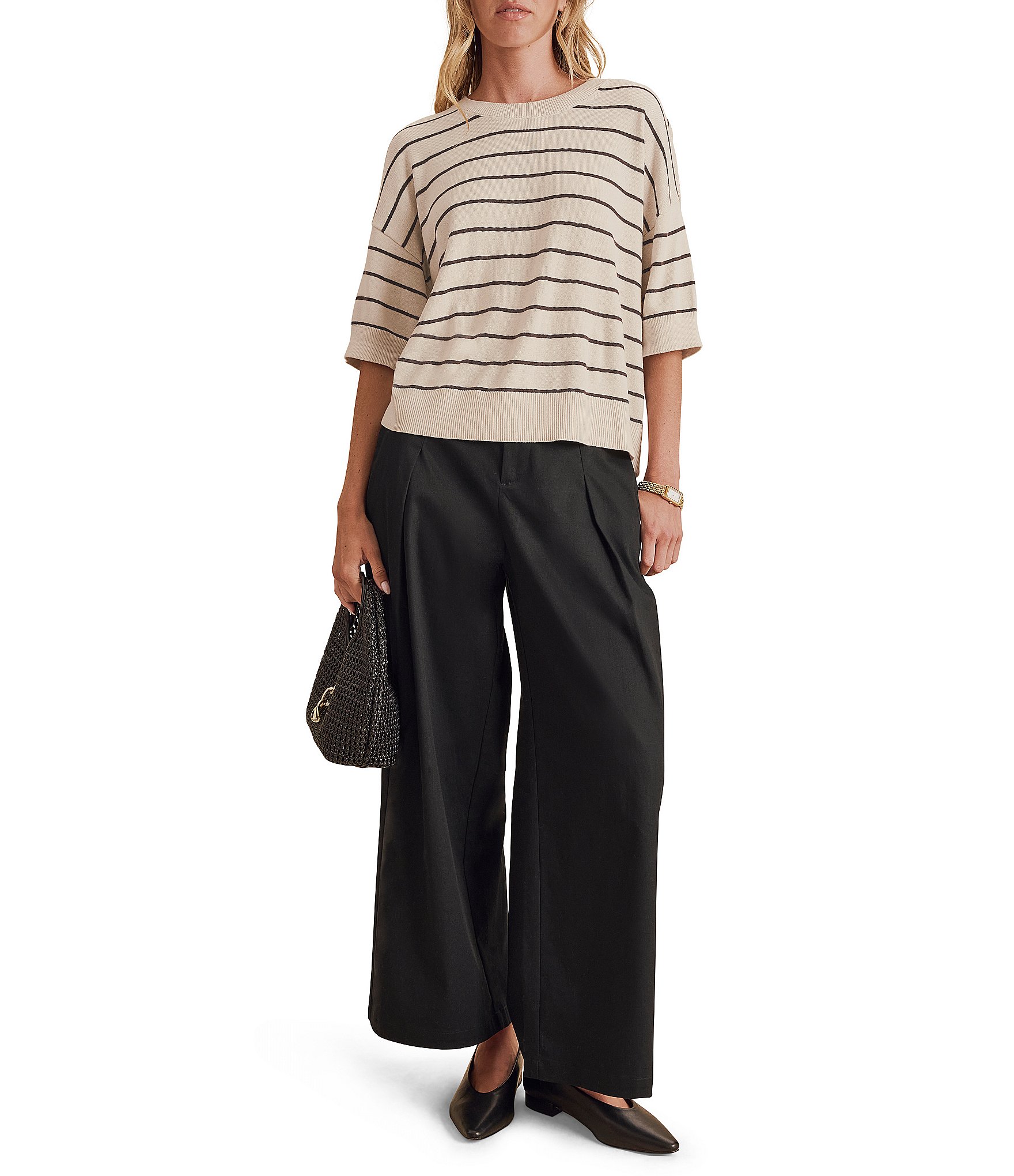 Splendid Georgina Short Sleeve Sweater