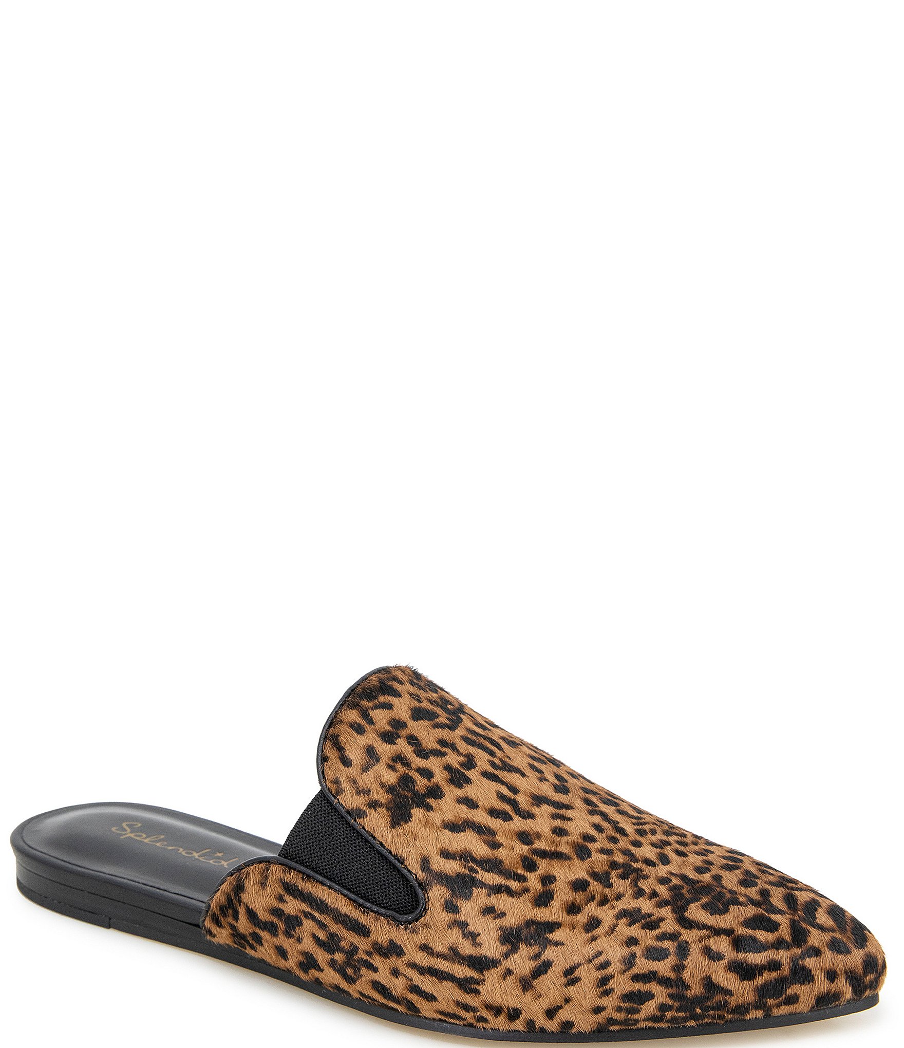 Splendid shops Seaside Leopard Leather Slip-On Sneaker Calf Hair Animal print Shoes