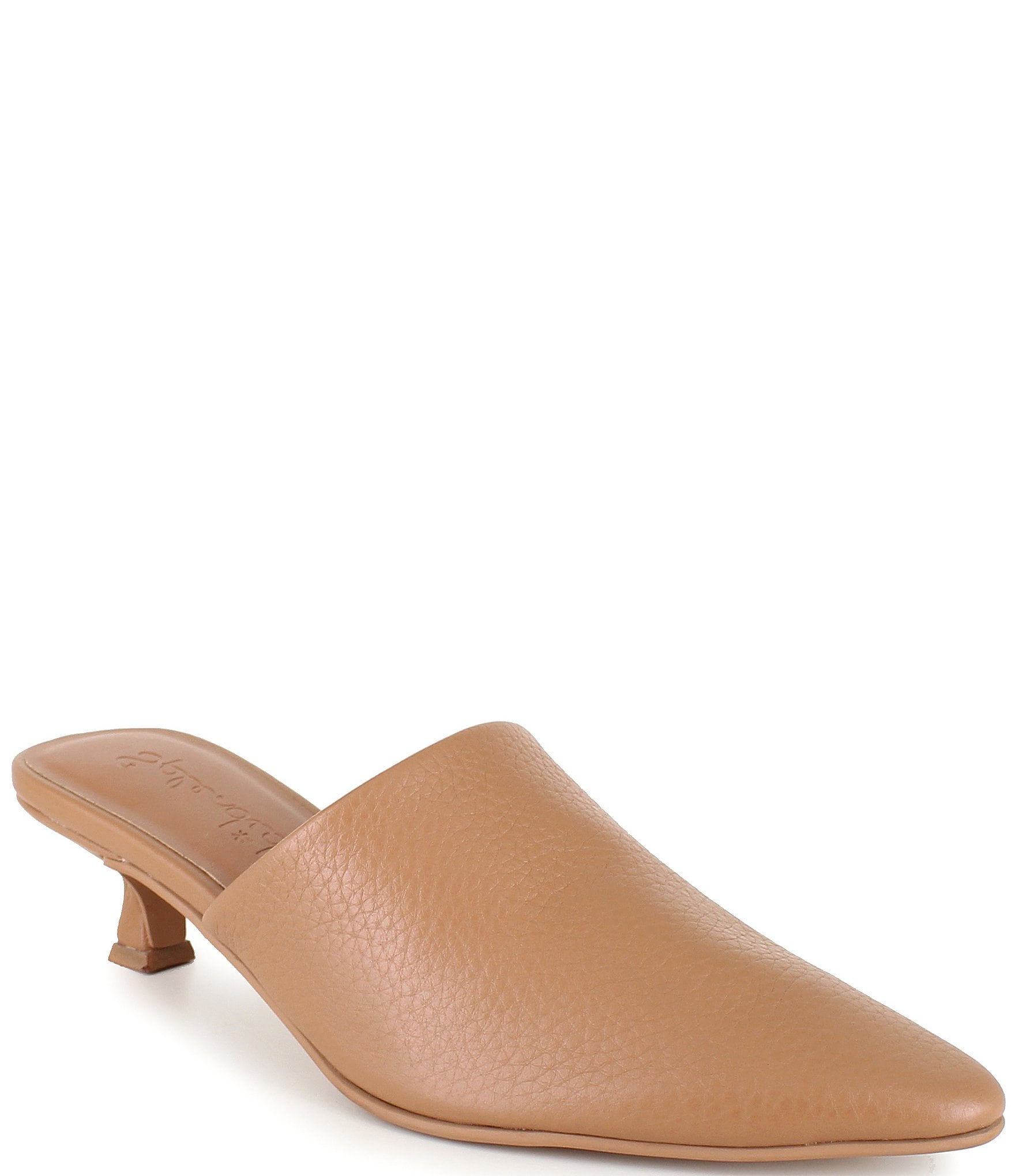 Splendid Louisa Leather Kitten Heel Mules