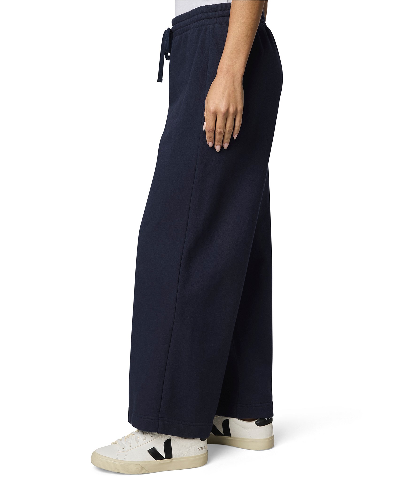 Splendid Matilda Terry Knit Drawstring Ankle Length Lounge Pants