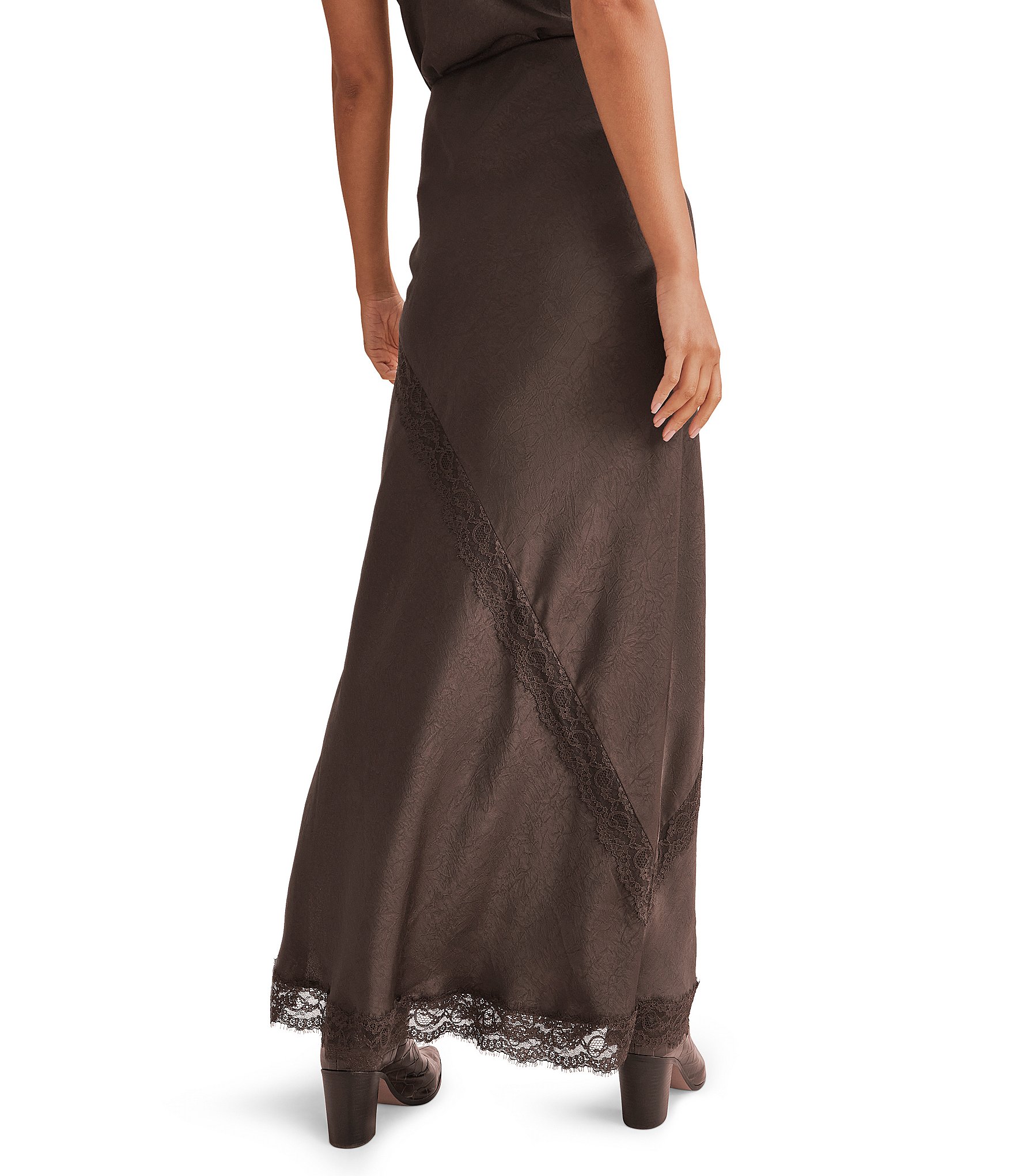 Splendid Penelope Lace Maxi Skirt