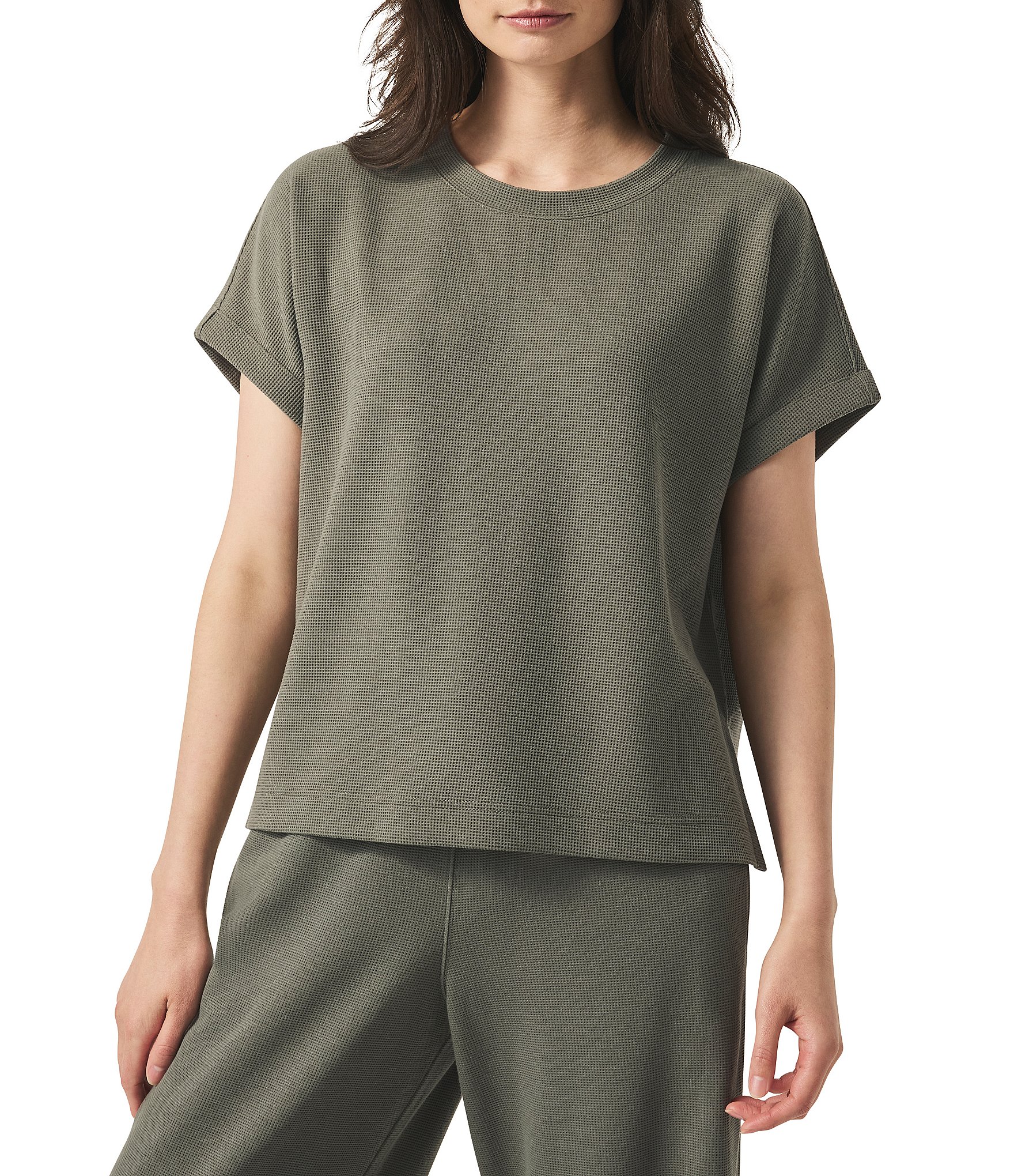 Splendid Scuba Knit Crew Neck Short Sleeve Tee | Dillard's