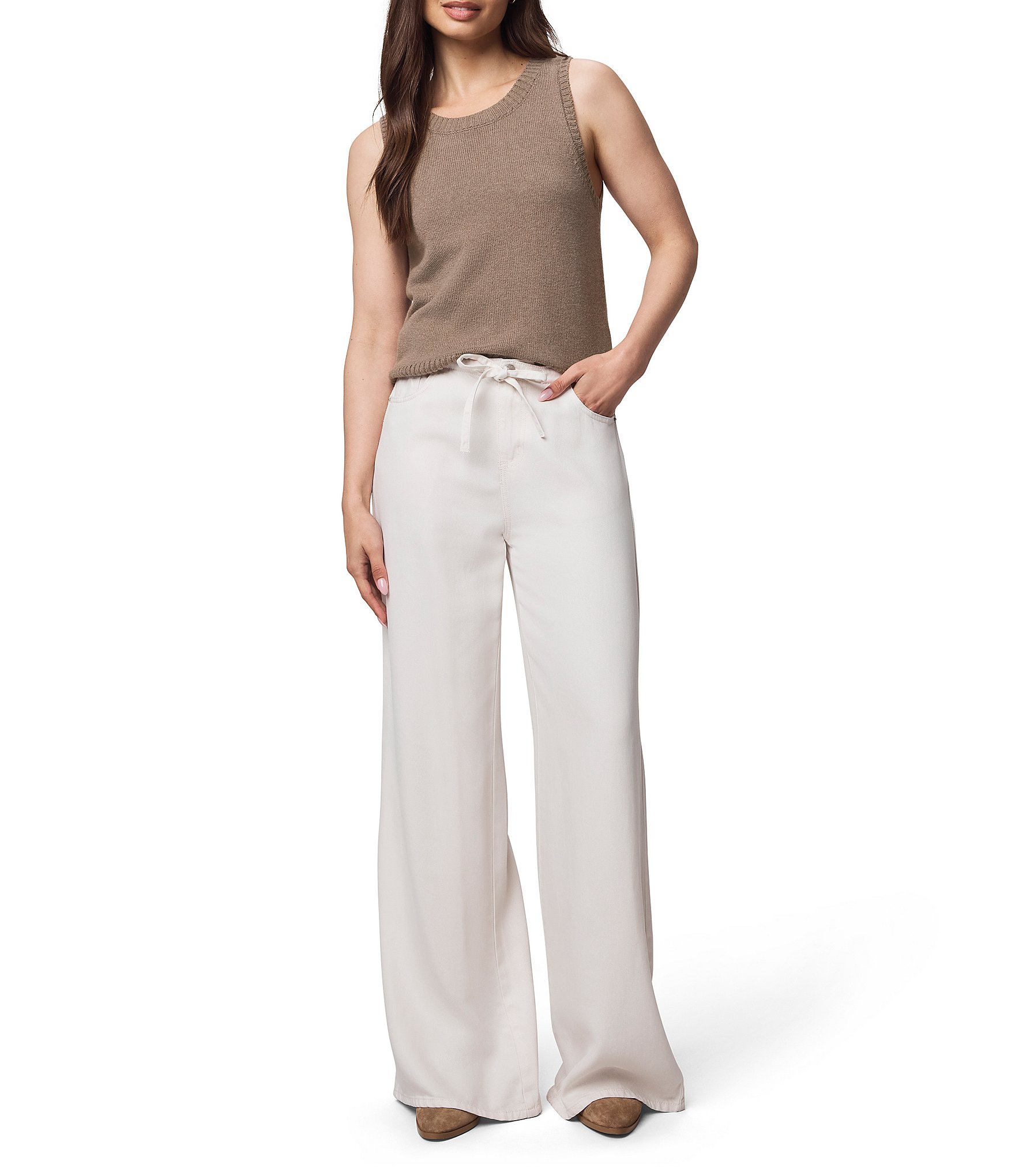 Splendid Soft Lyocell Woven Mid Rise Drawstring Pants