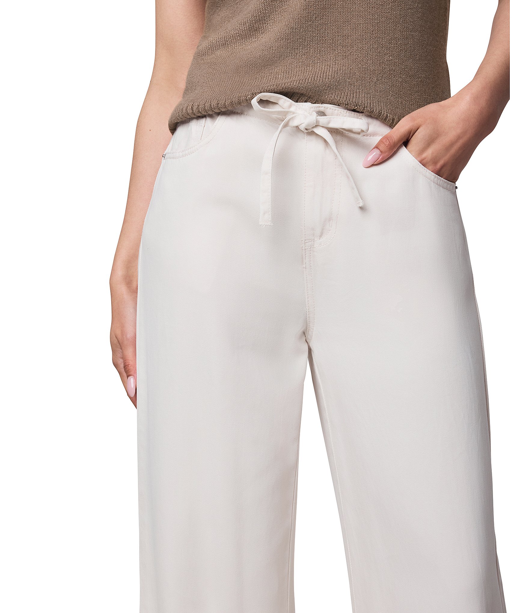 Splendid Soft Woven Leopard Print Mid Rise Drawstring Pants