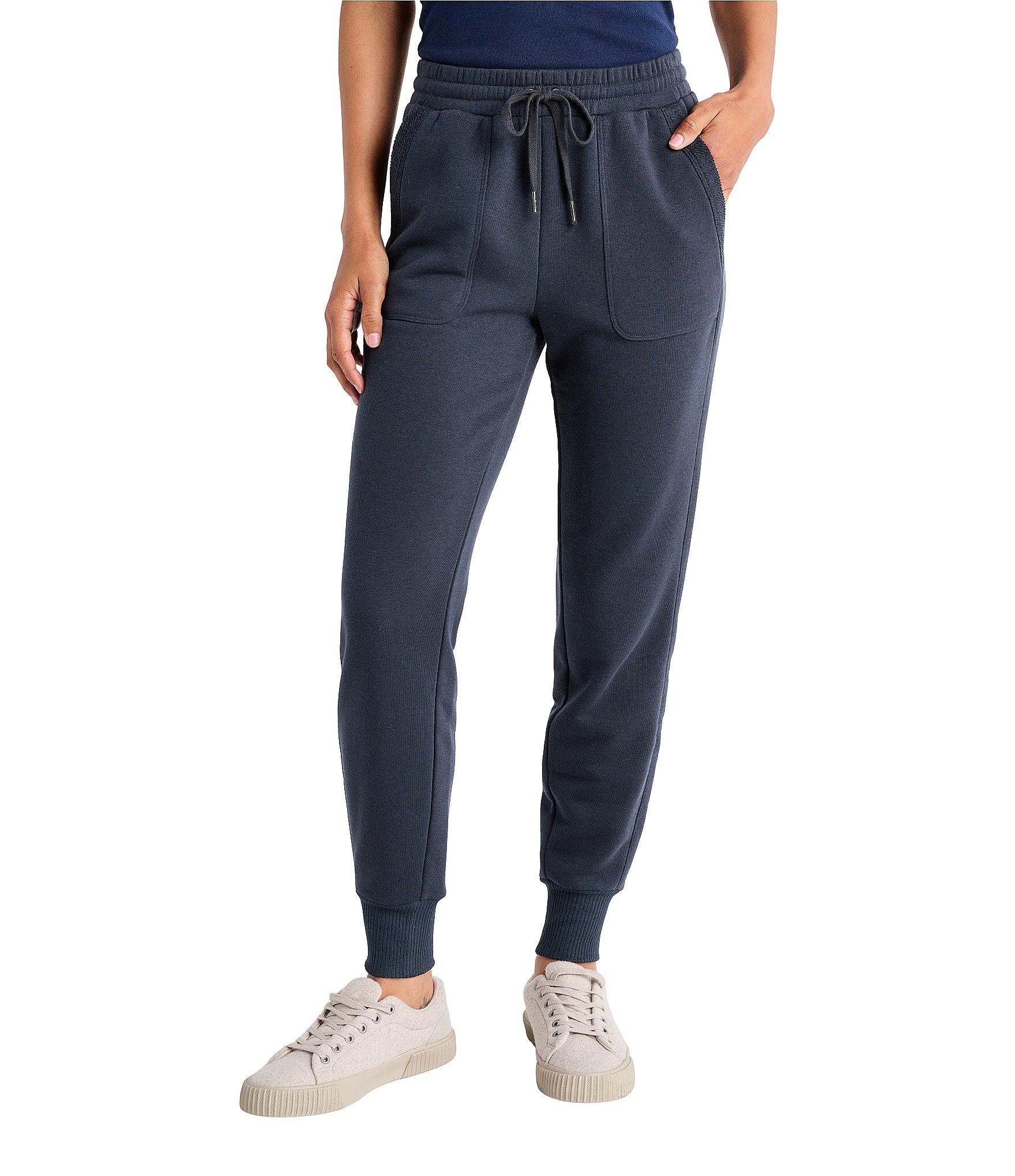 Splendid Supersoft Drawstring Front Joggers | Dillard's