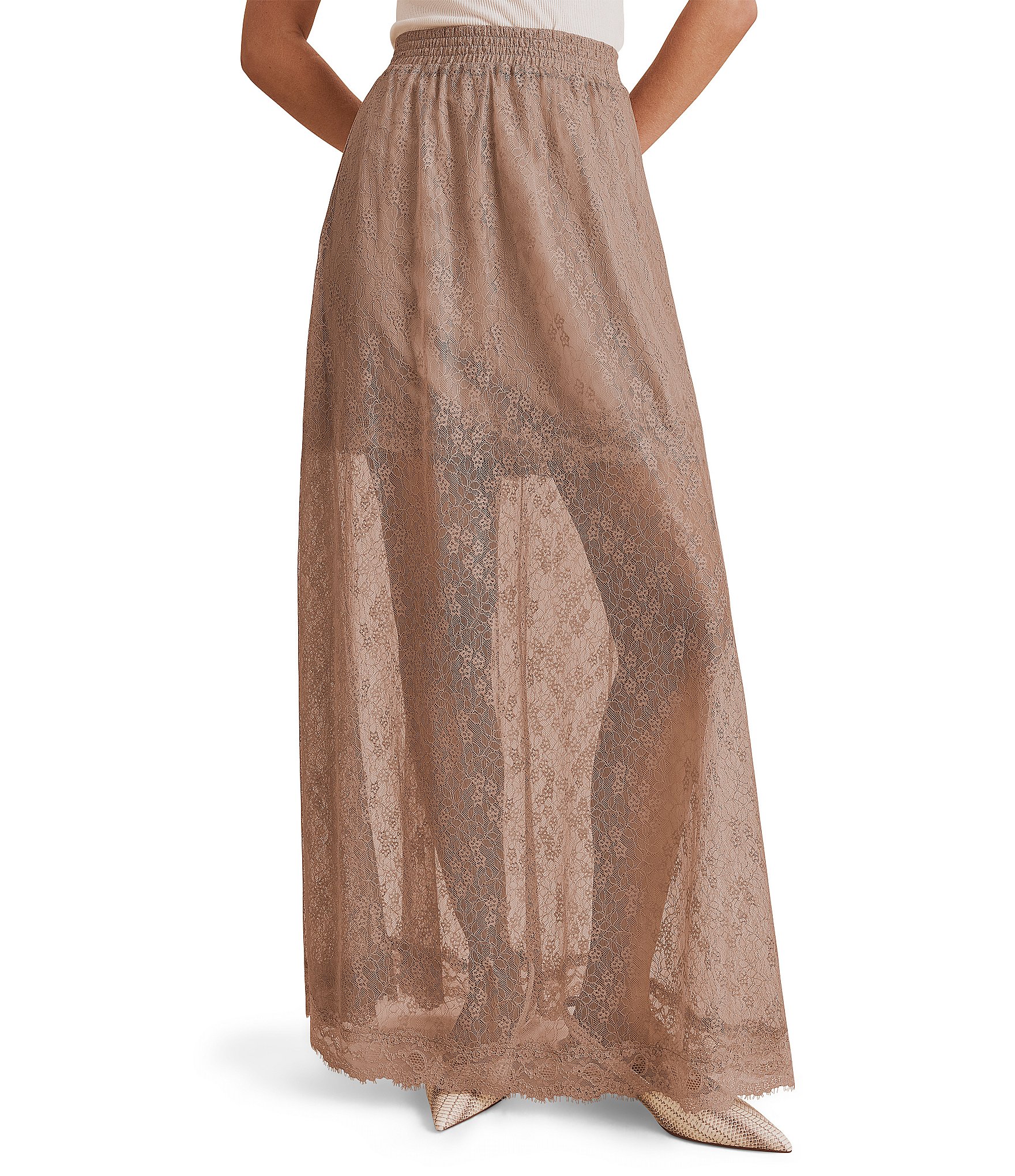 Splendid Valley Lace Maxi Skirt