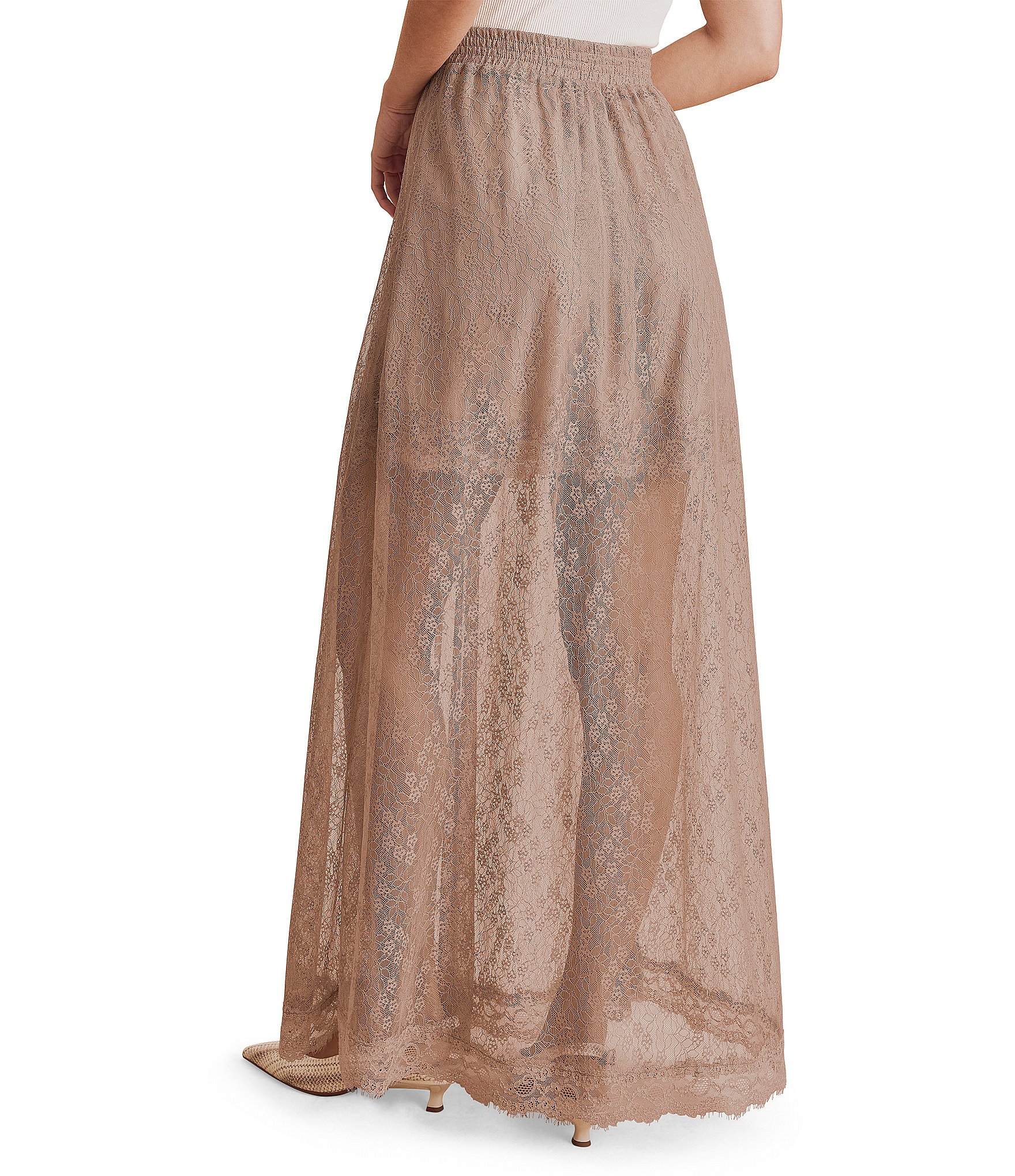 Splendid Valley Lace Maxi Skirt