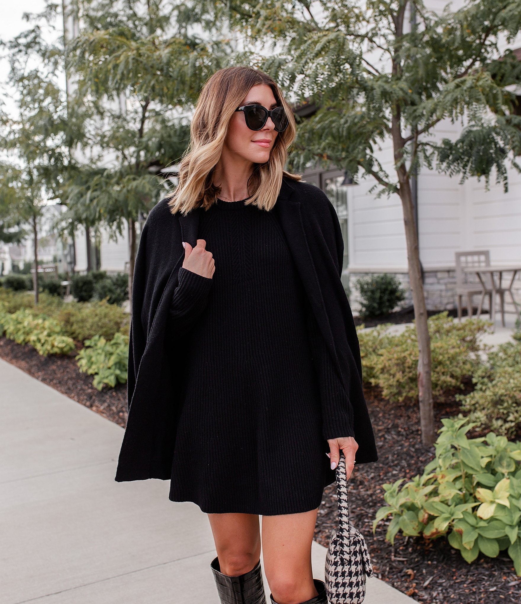 Splendid x Cella Jane Blog Cashmere Blend Shawl Collar Sweater Coat, Womens, L, Black