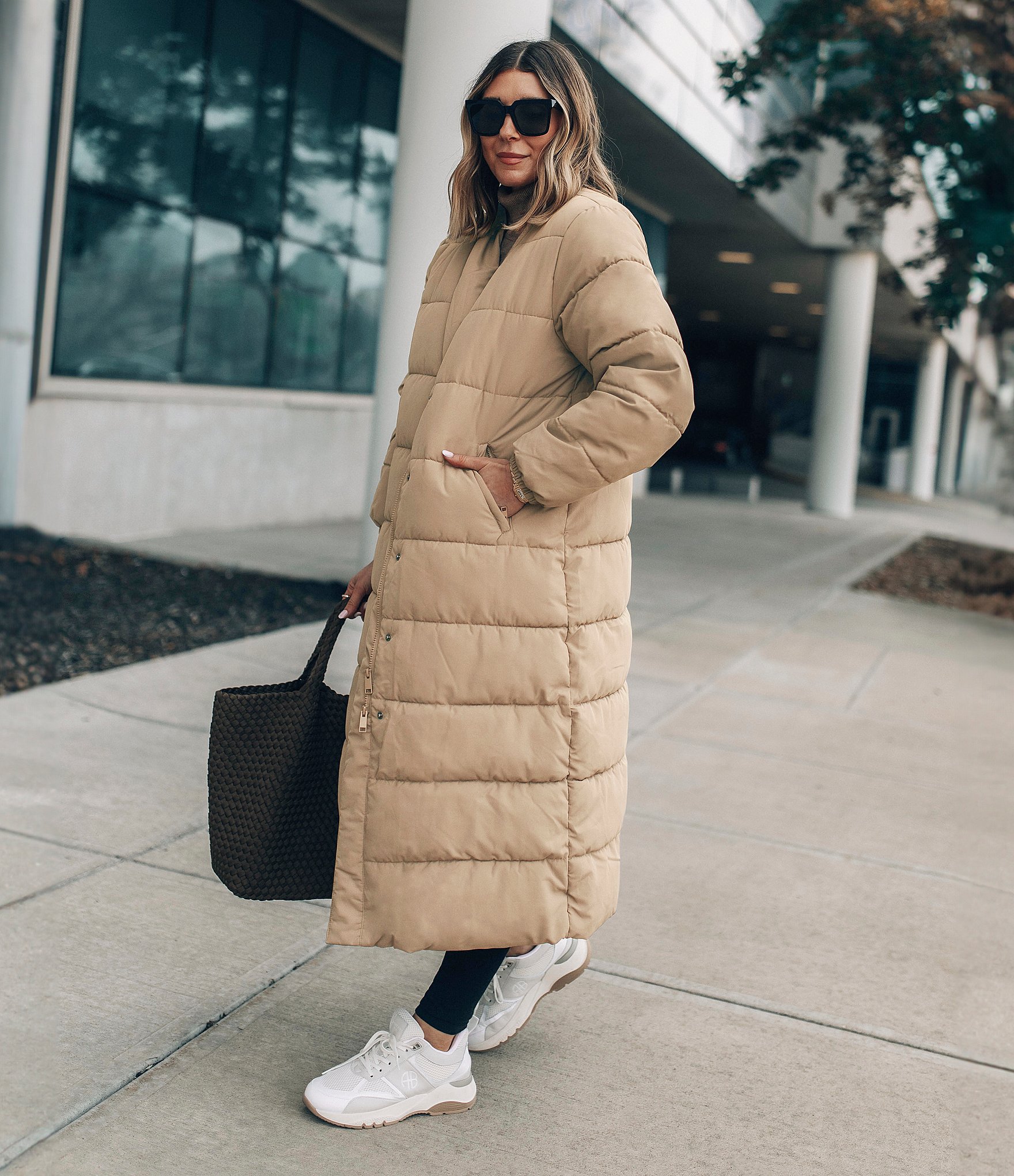 Splendid x Cella Jane Blog Oversized Front Zip Puffer Vest