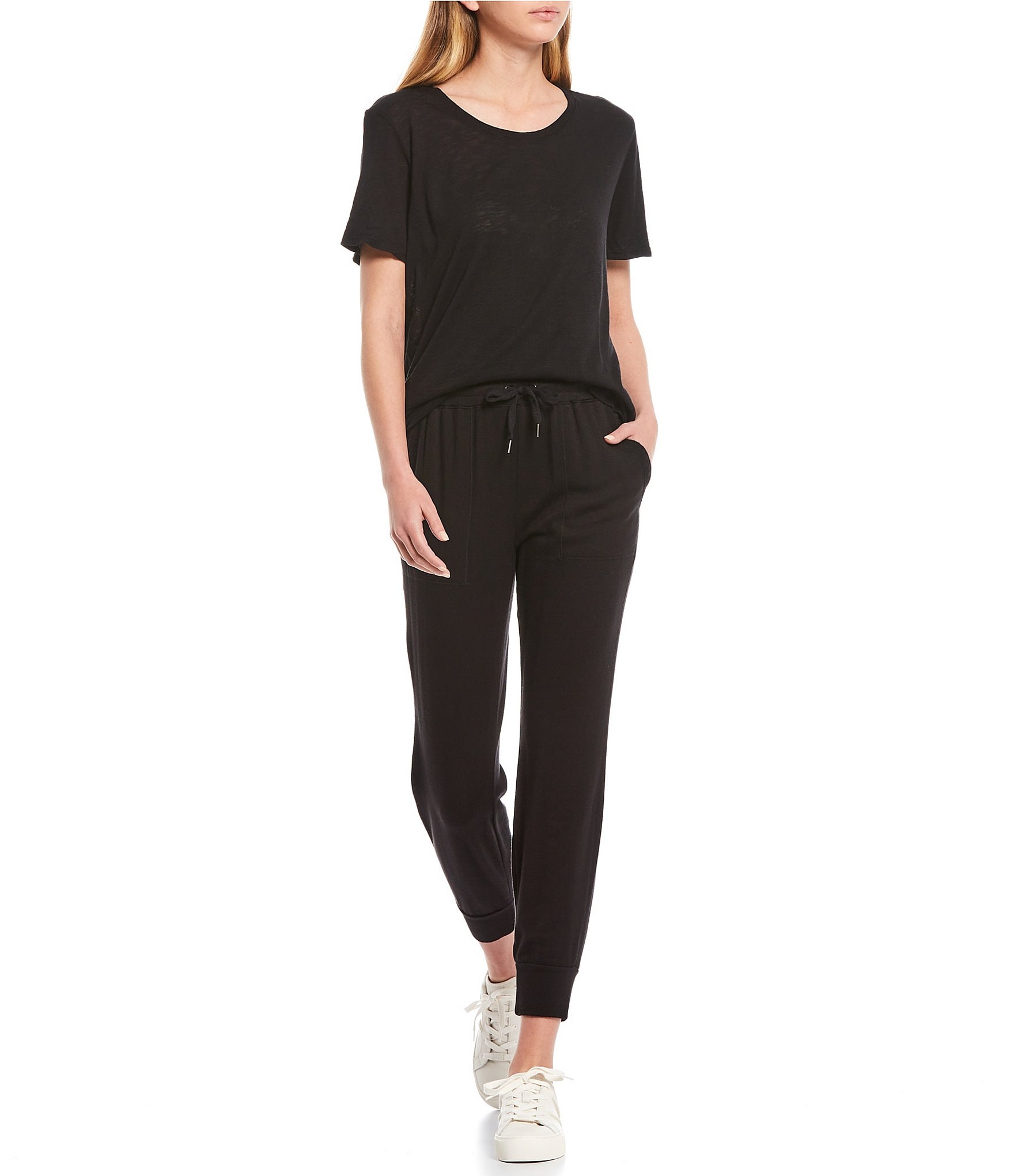 Splendid Zoe Knit Crew Neck Short Sleeve Tee