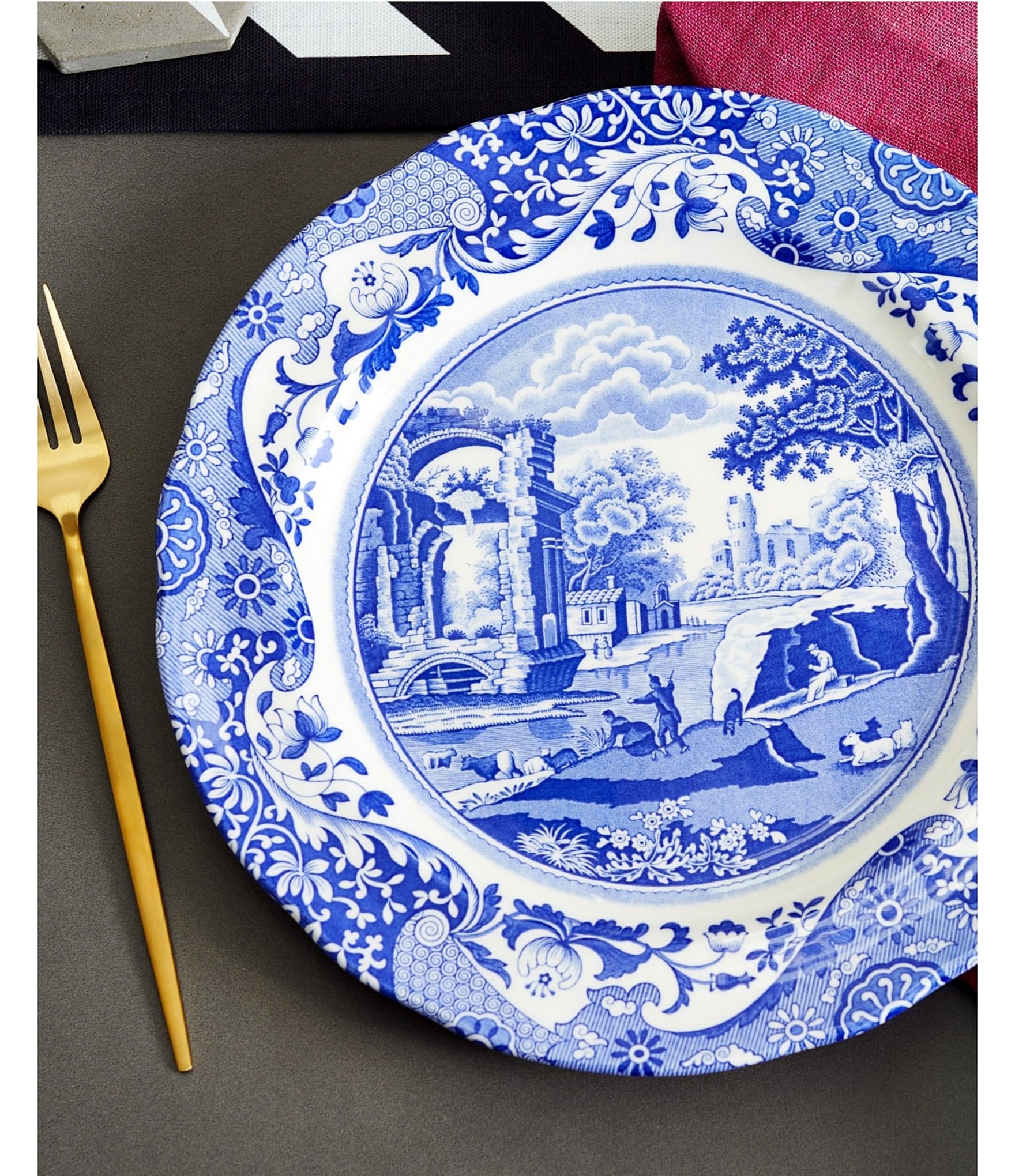 Spode Blue Italian Collection 12-Piece Dinnerware Set