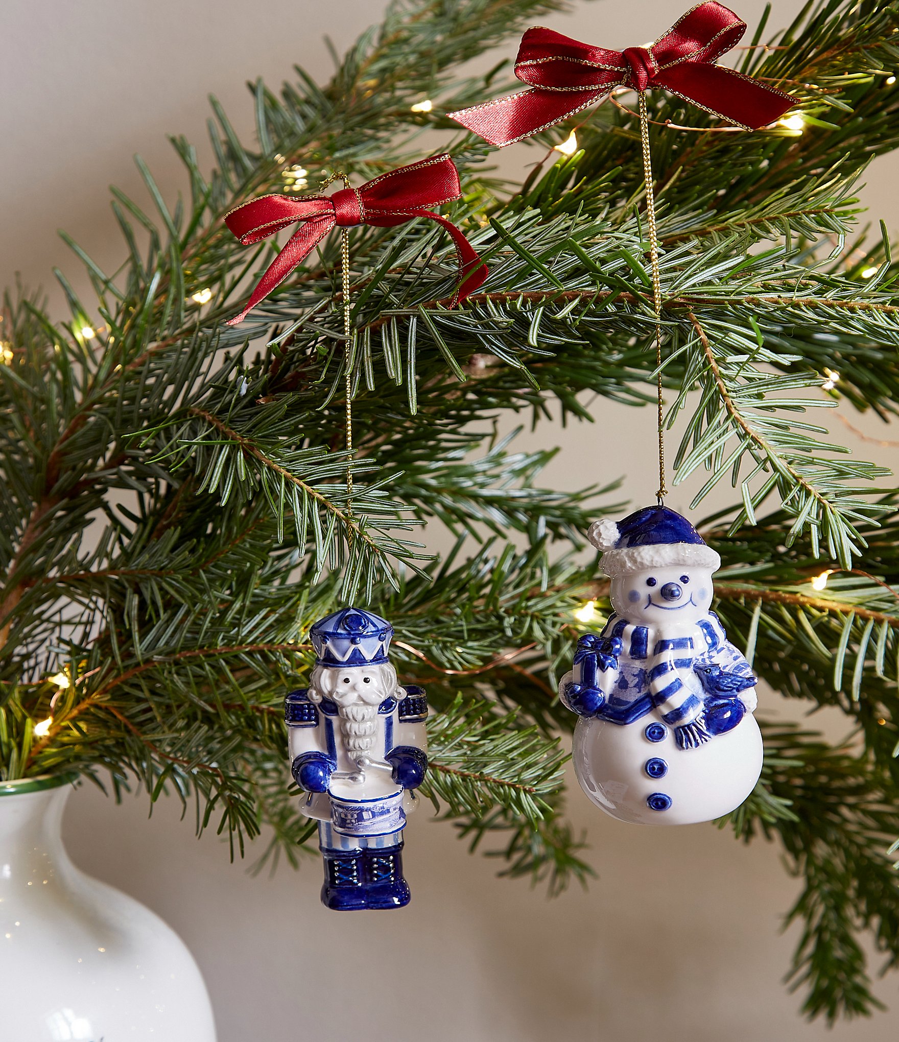 Spode Blue Italian Collection Nutcracker Ornament