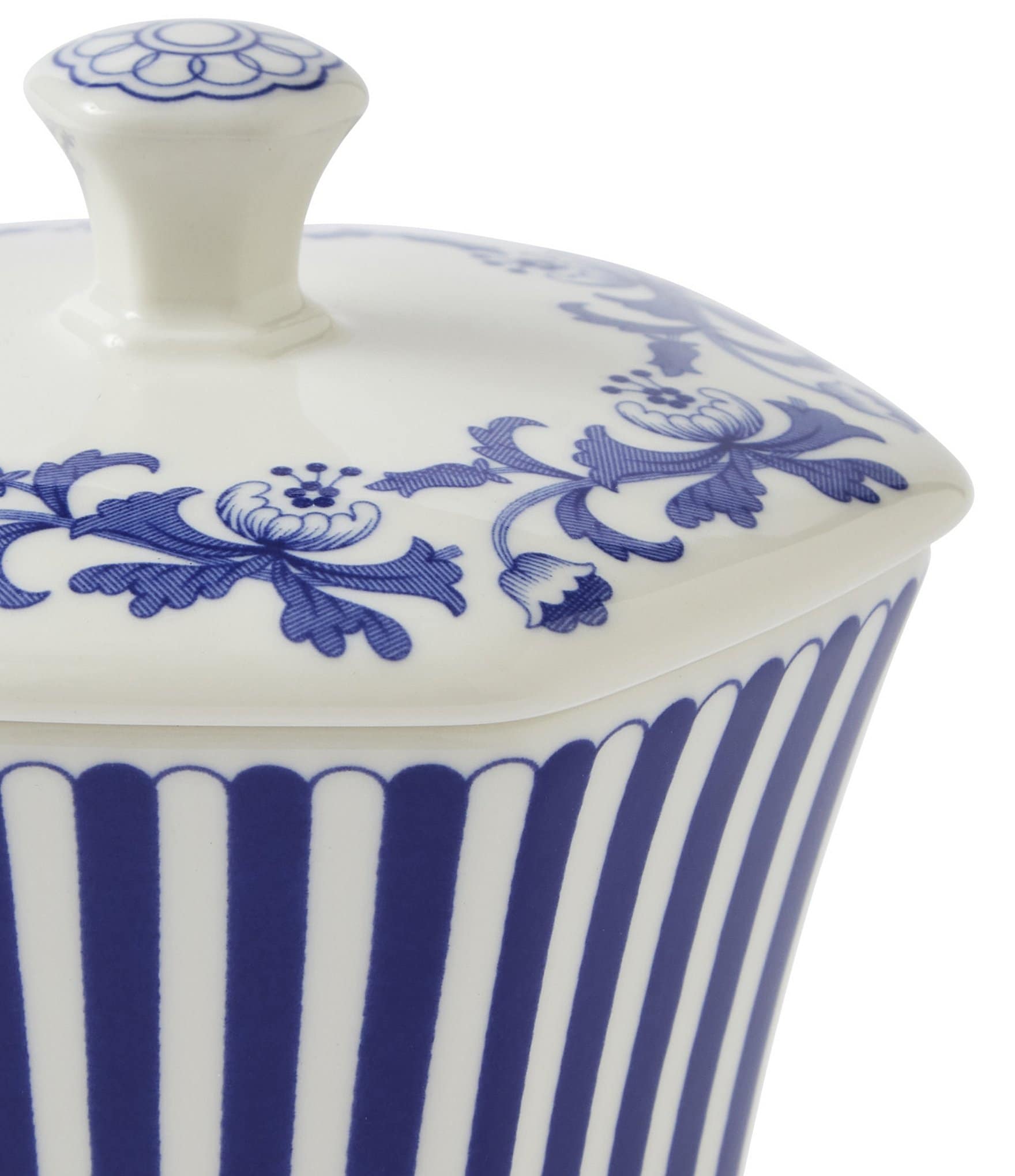 Spode Blue Italian Steccato Collection Vase