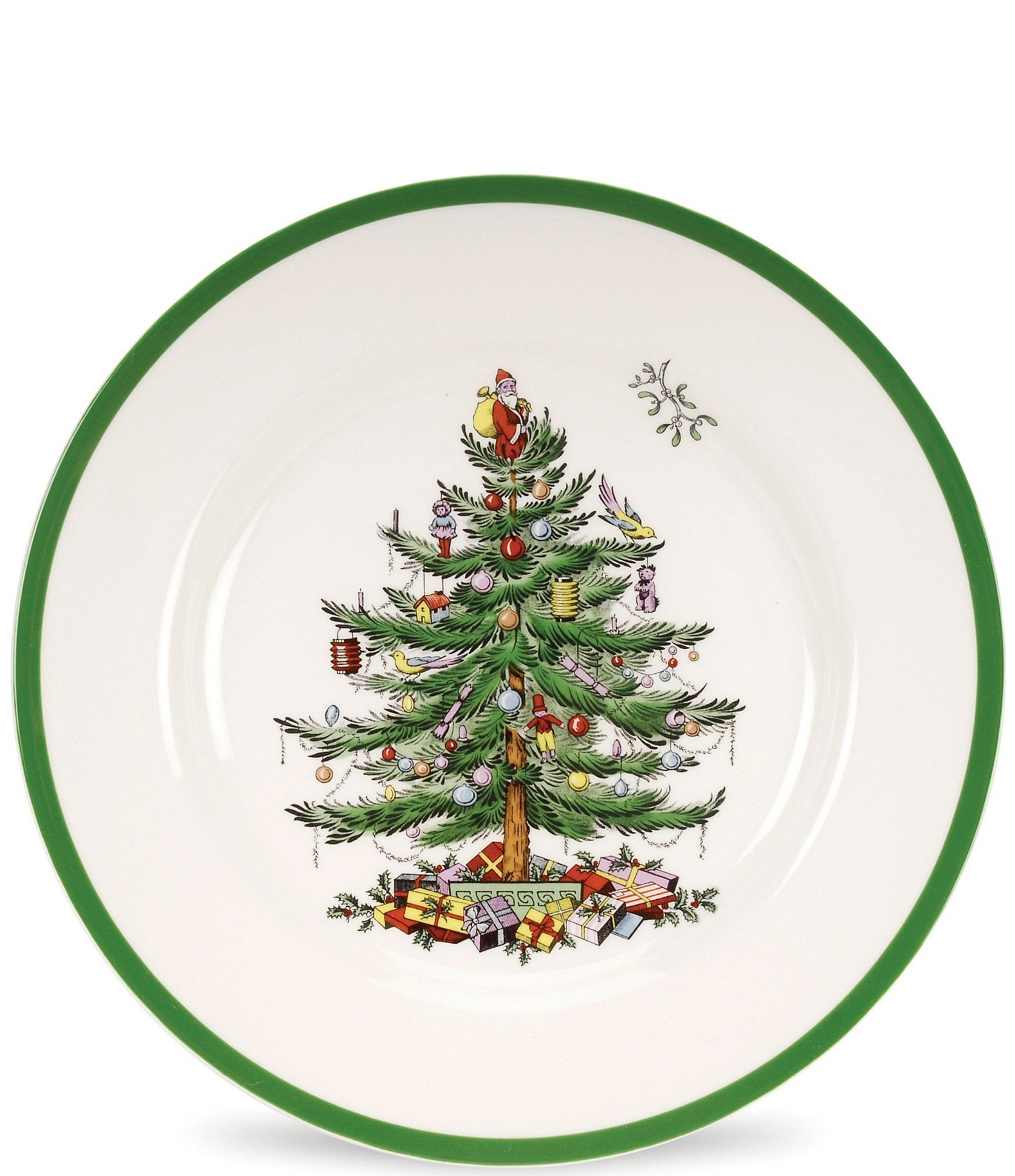 Spode Christmas Tree Collection Dinner Plates, Set of 4
