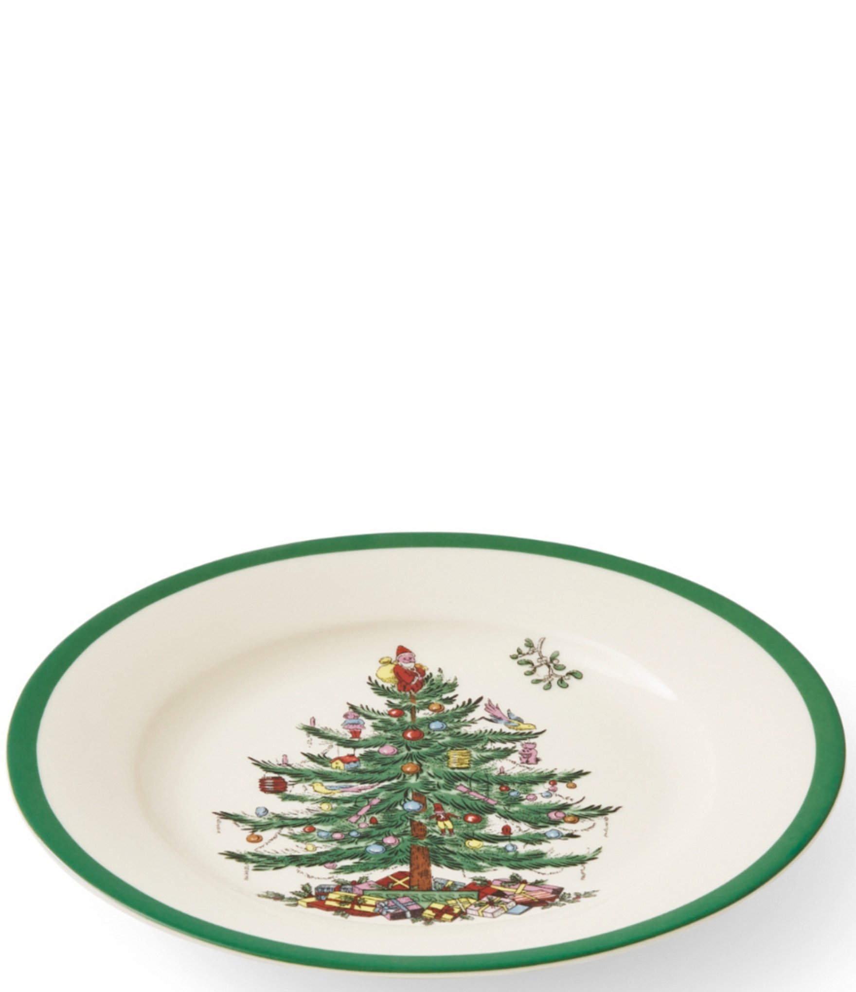 Spode Christmas Tree Collection Dinner Plates, Set of 4
