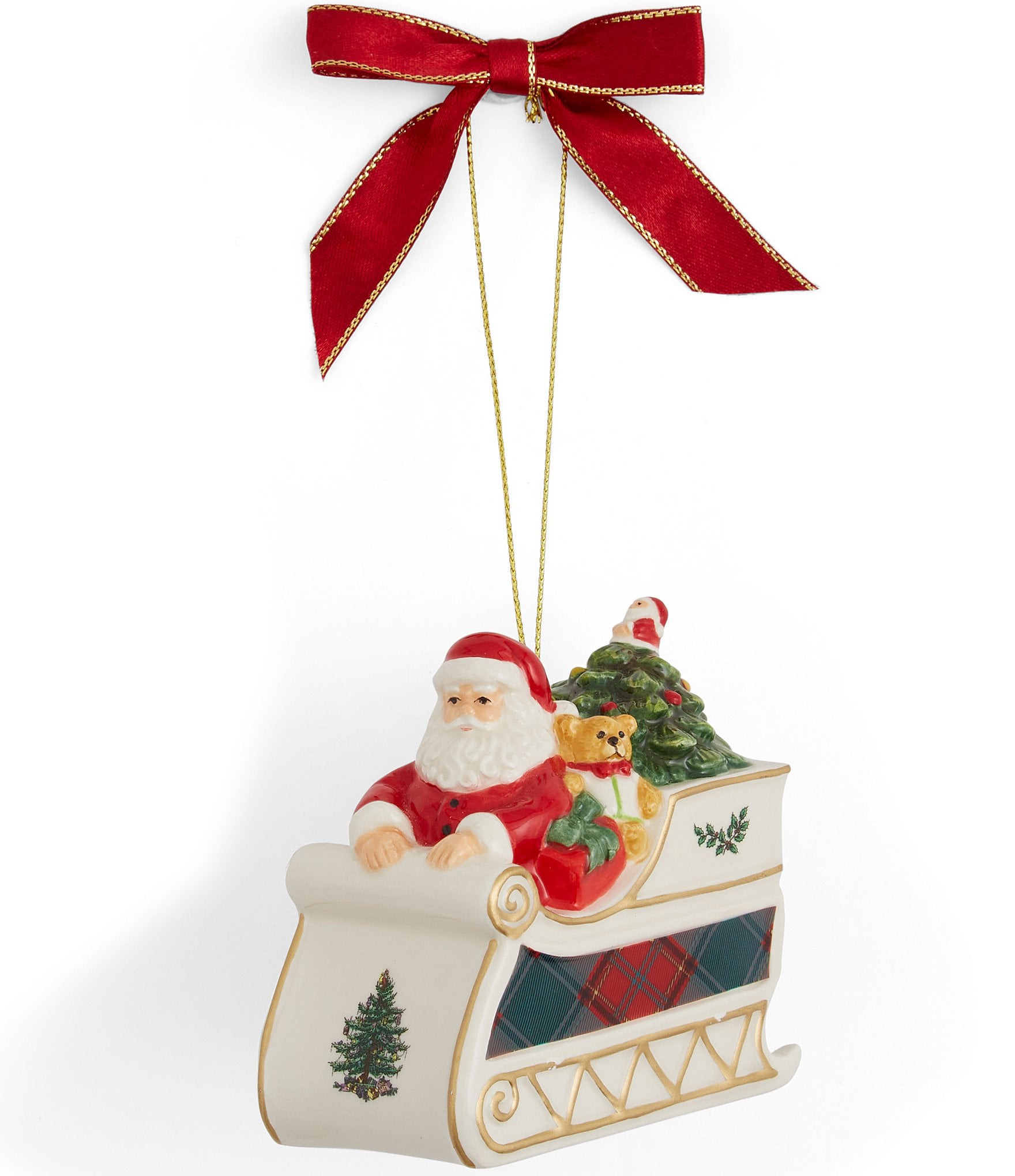 Spode Christmas Tree Collection Santa In Sleigh Ornament Dillard's