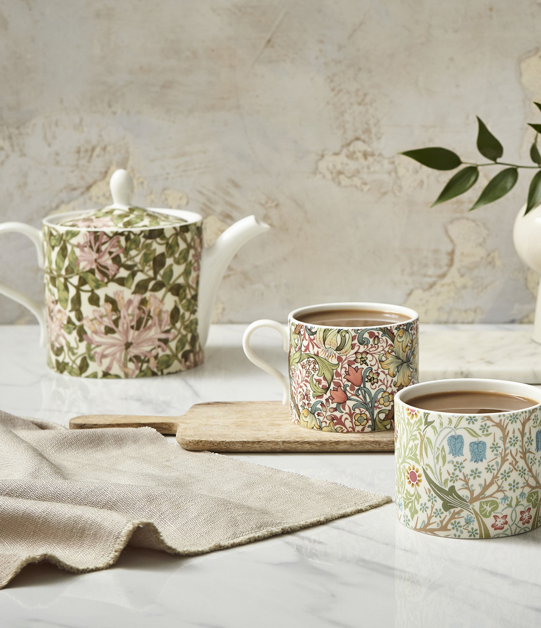 Spode Morris & Co. Collection Tea for Two Set