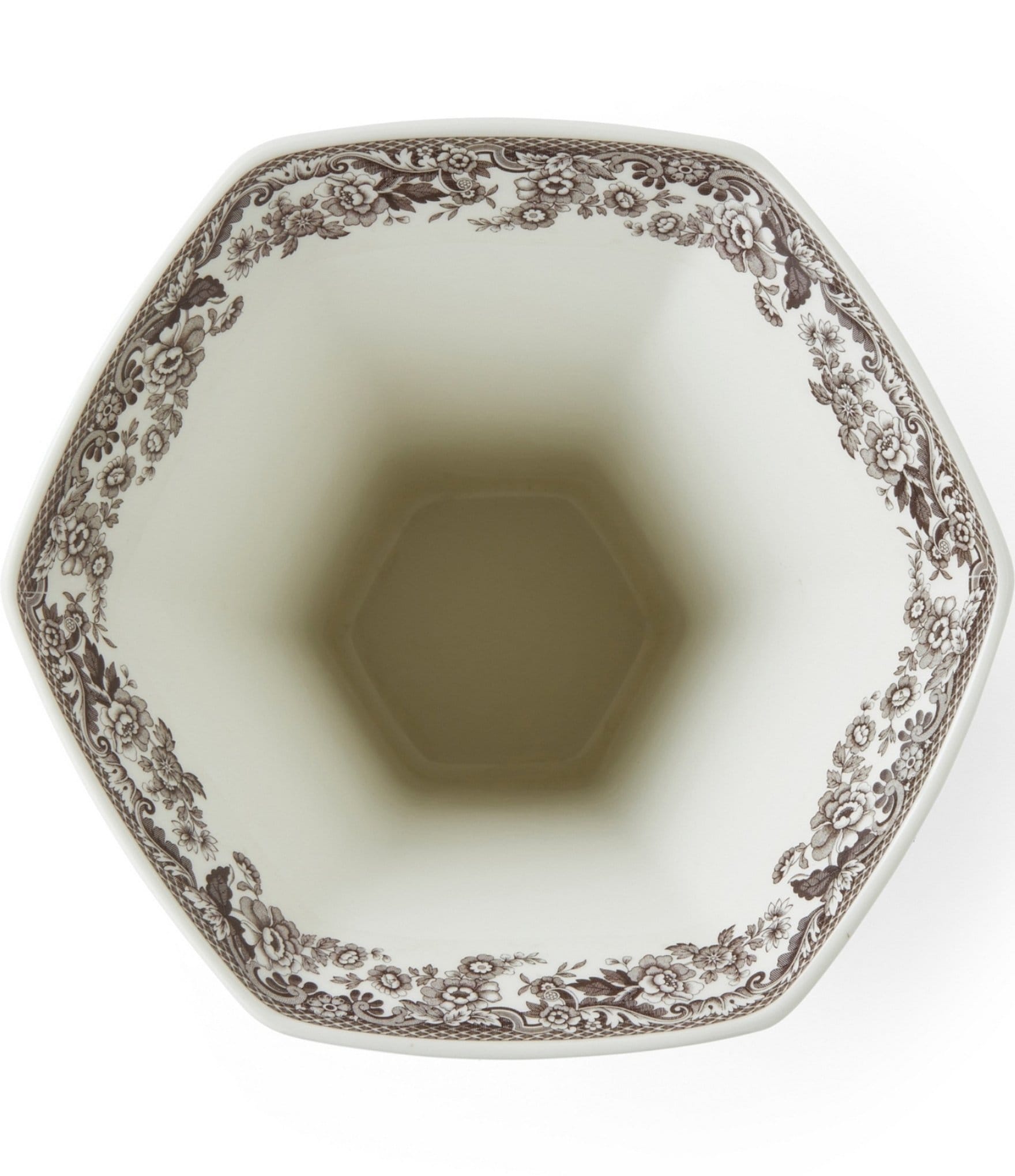 Spode Woodland Collection Hunting Dogs Hexagonal Vase