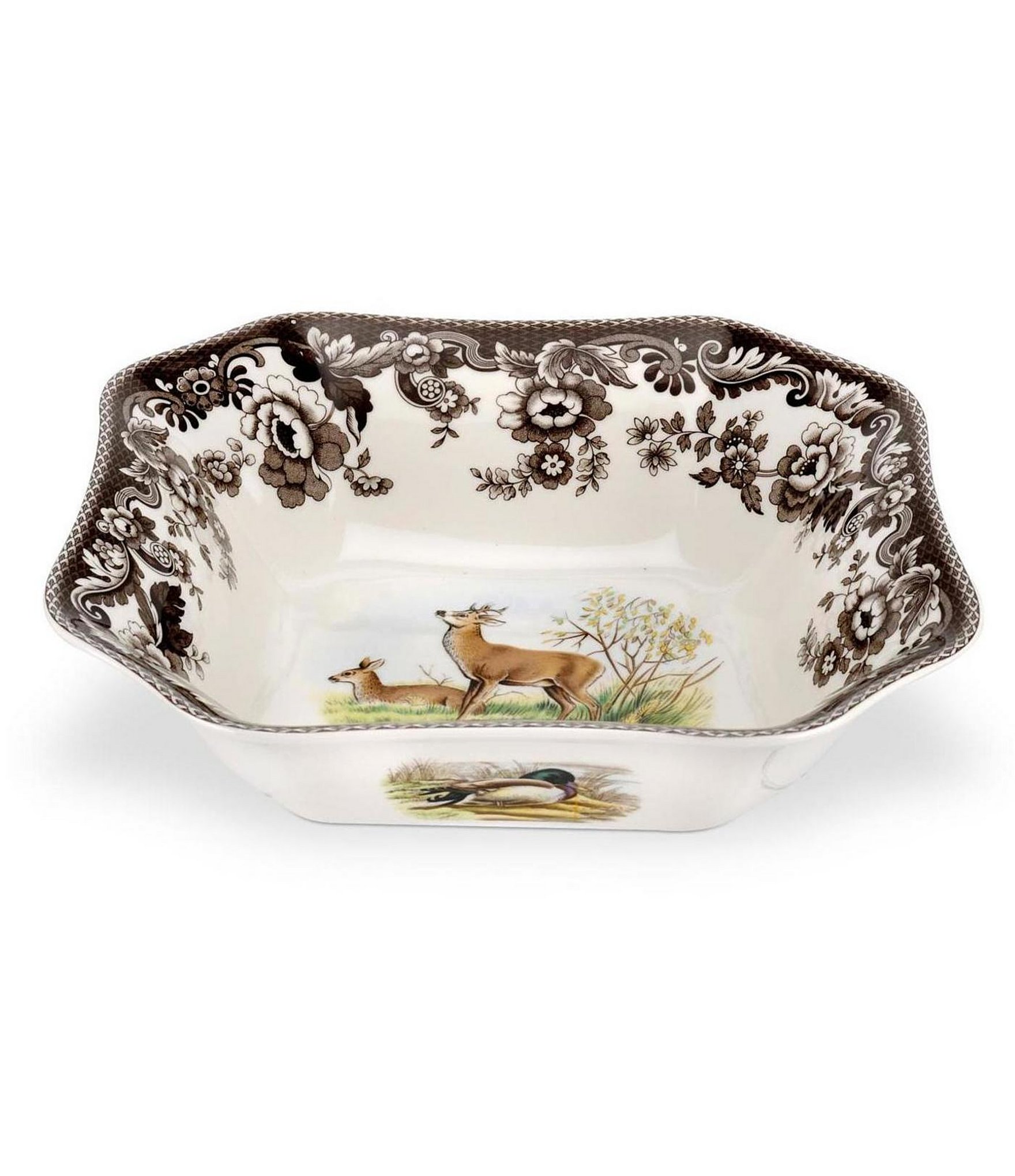 spode square serving bowl delamer