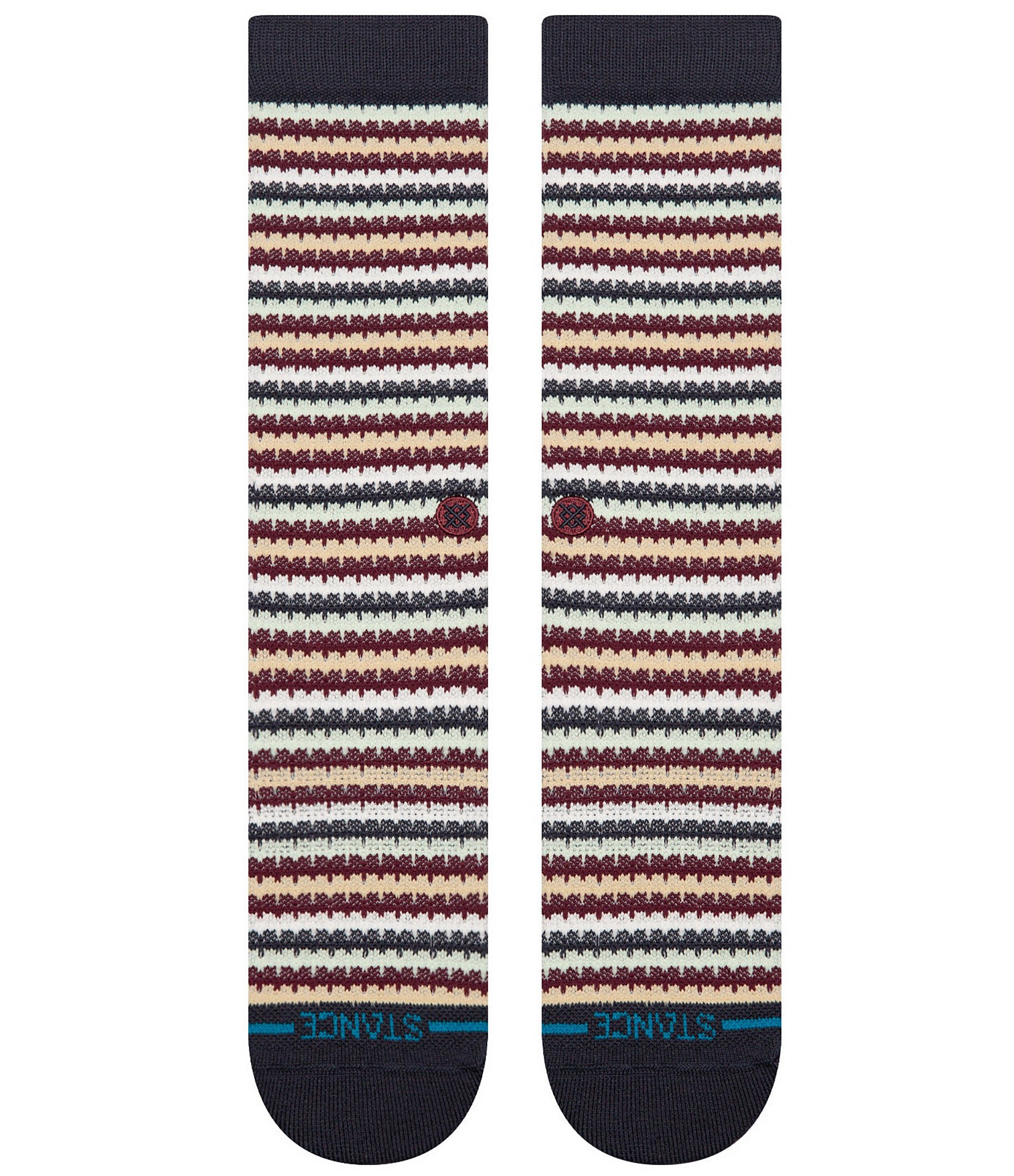 Stance Chiclets Waffle Stripe Crew Socks