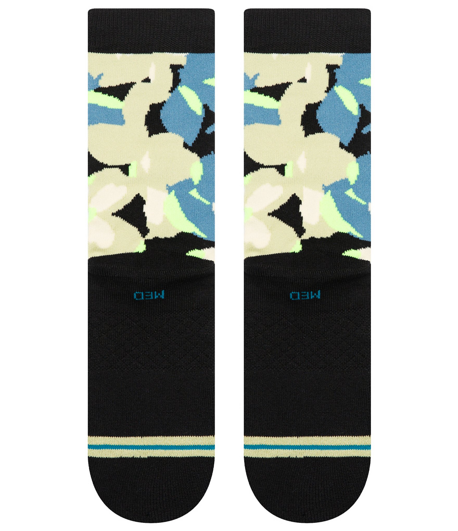 Stance Flower Pattern Crew Socks