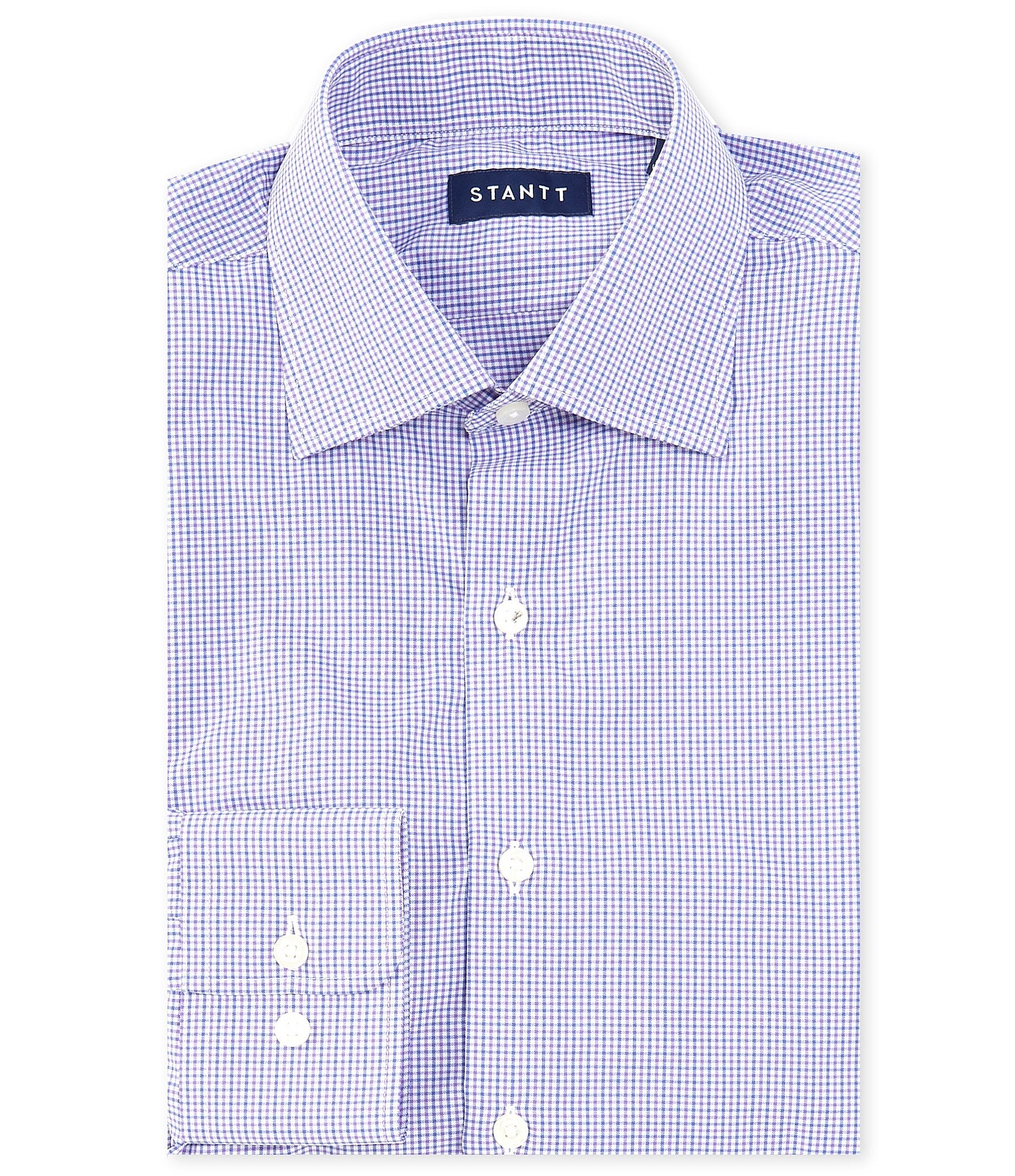 STANTT Classic Fit Performance Stretch Hidden Button Down