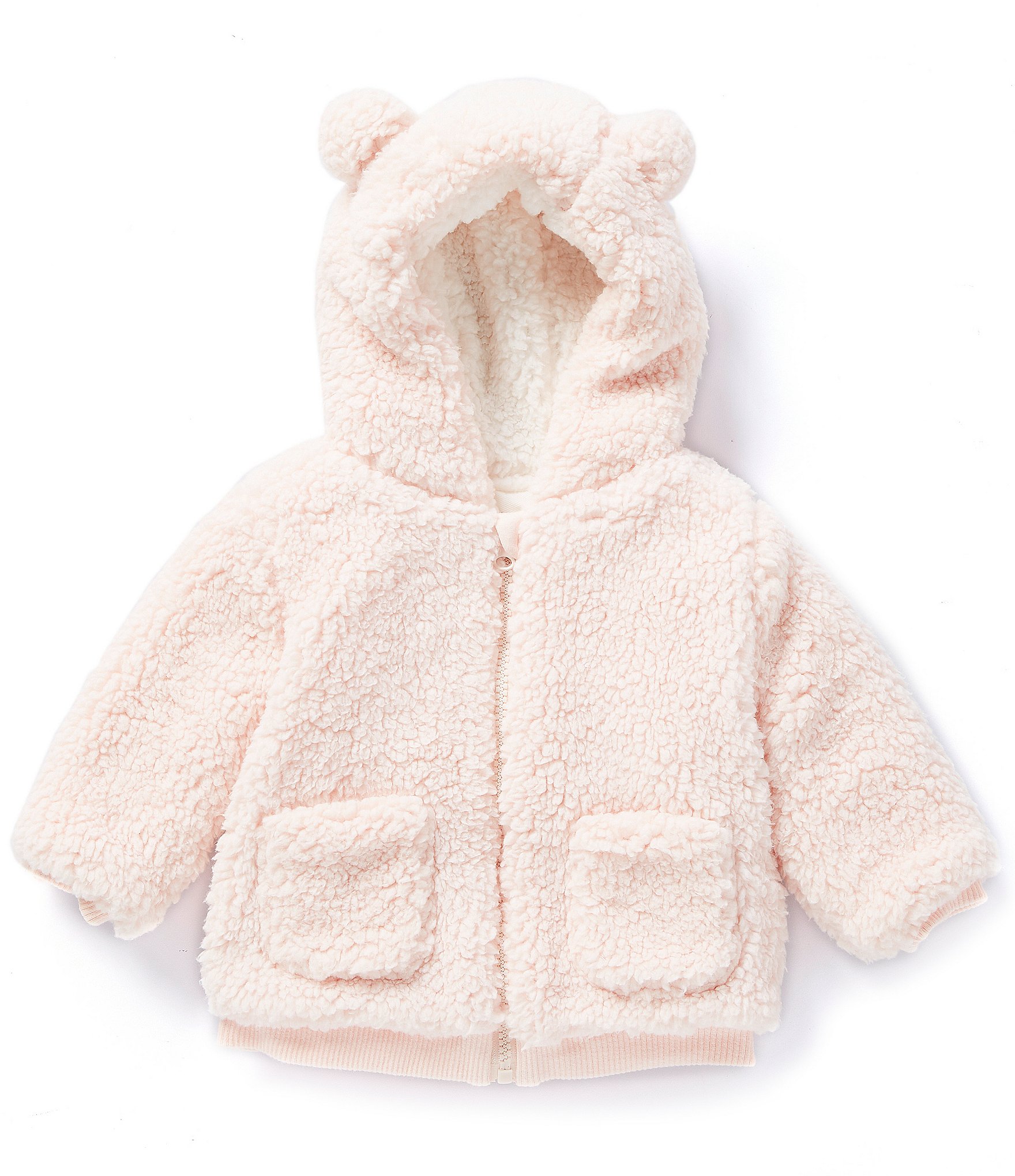 Starting Out Baby Girls 3-24 Months Bear Hood Coat | Dillard's