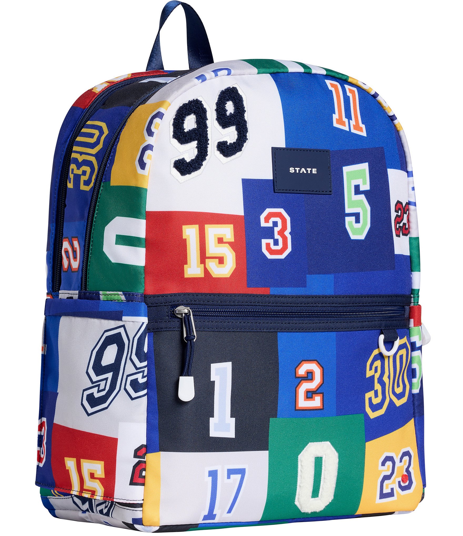 Kids Kane Double Pocket Varsity Number Backpack