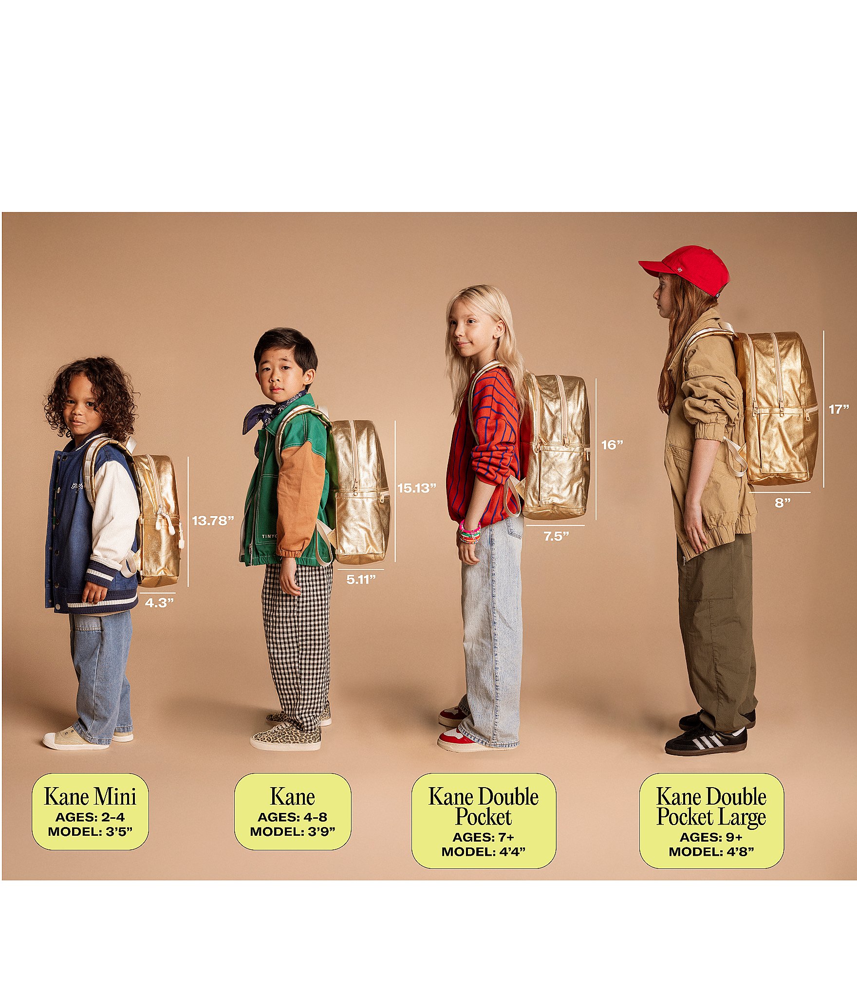 STATE Bags Kids Kane Clouds Double Pocket Backpack
