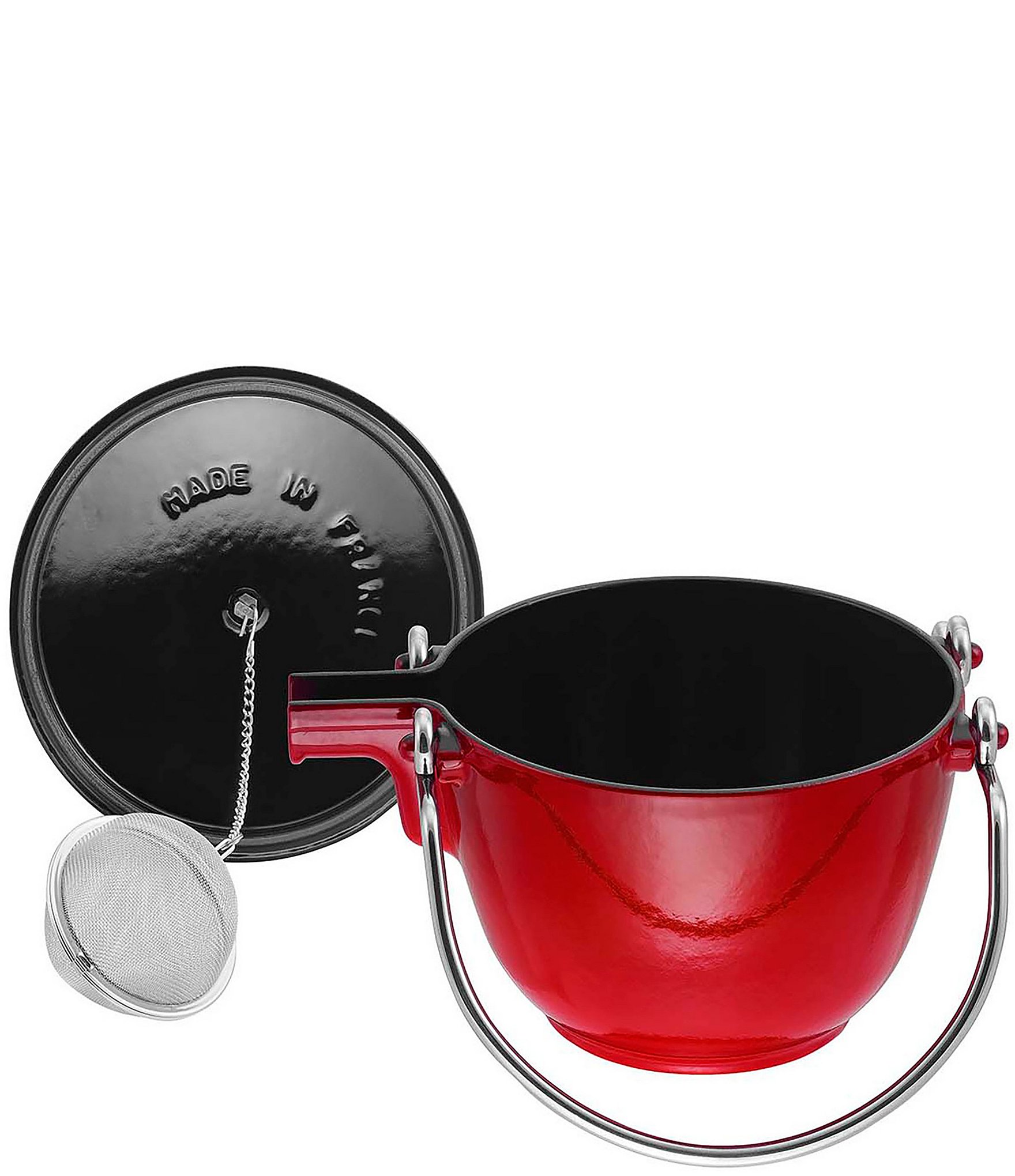 Staub Cast Iron 1-Qt Round Tea Kettle
