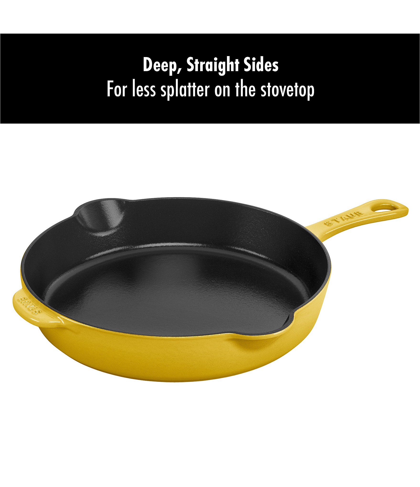 Staub Cast Iron 11#double; Traditional Deep Skillet