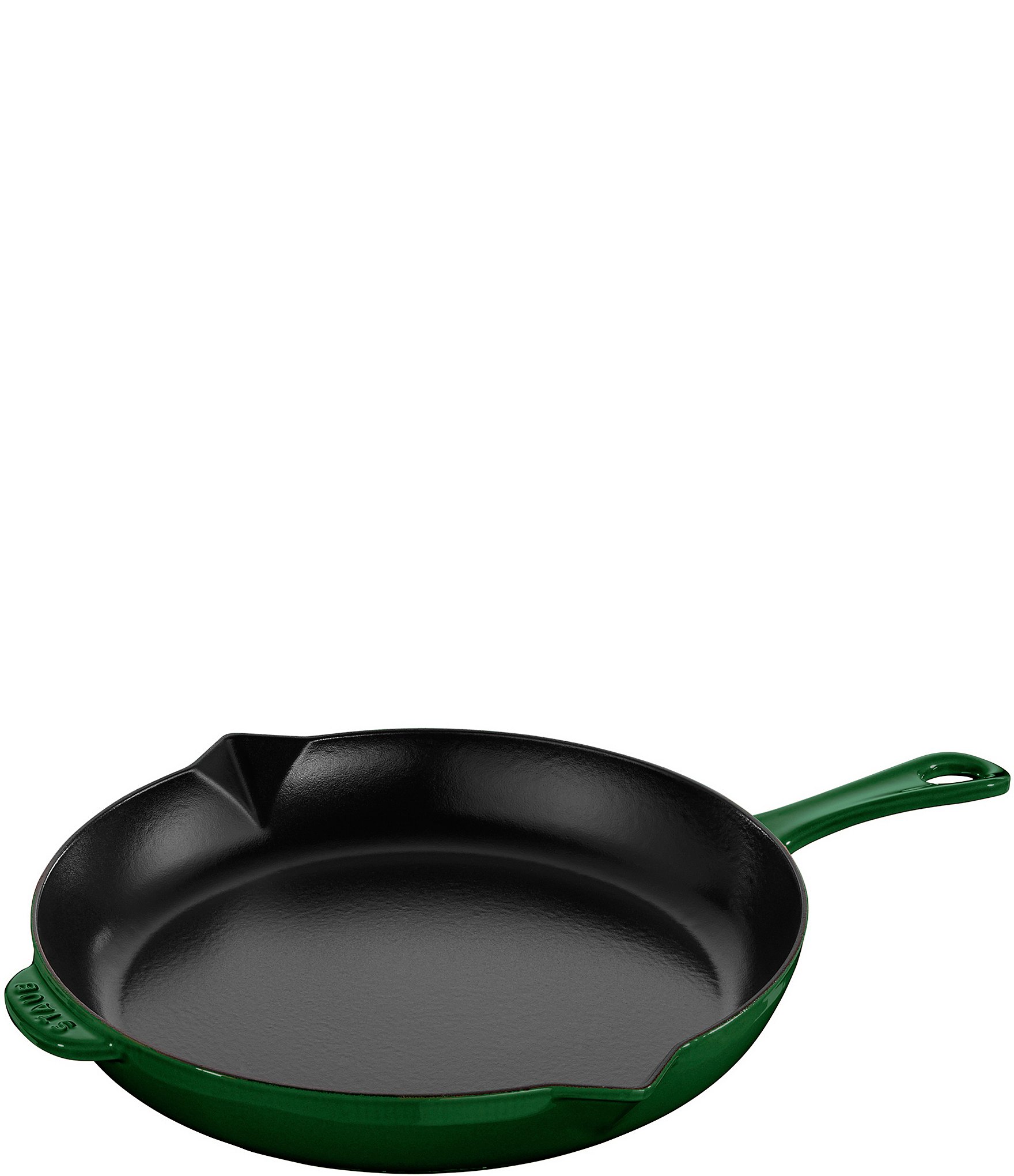 Staub Cast Iron Fry Pan, 12-in, Basil