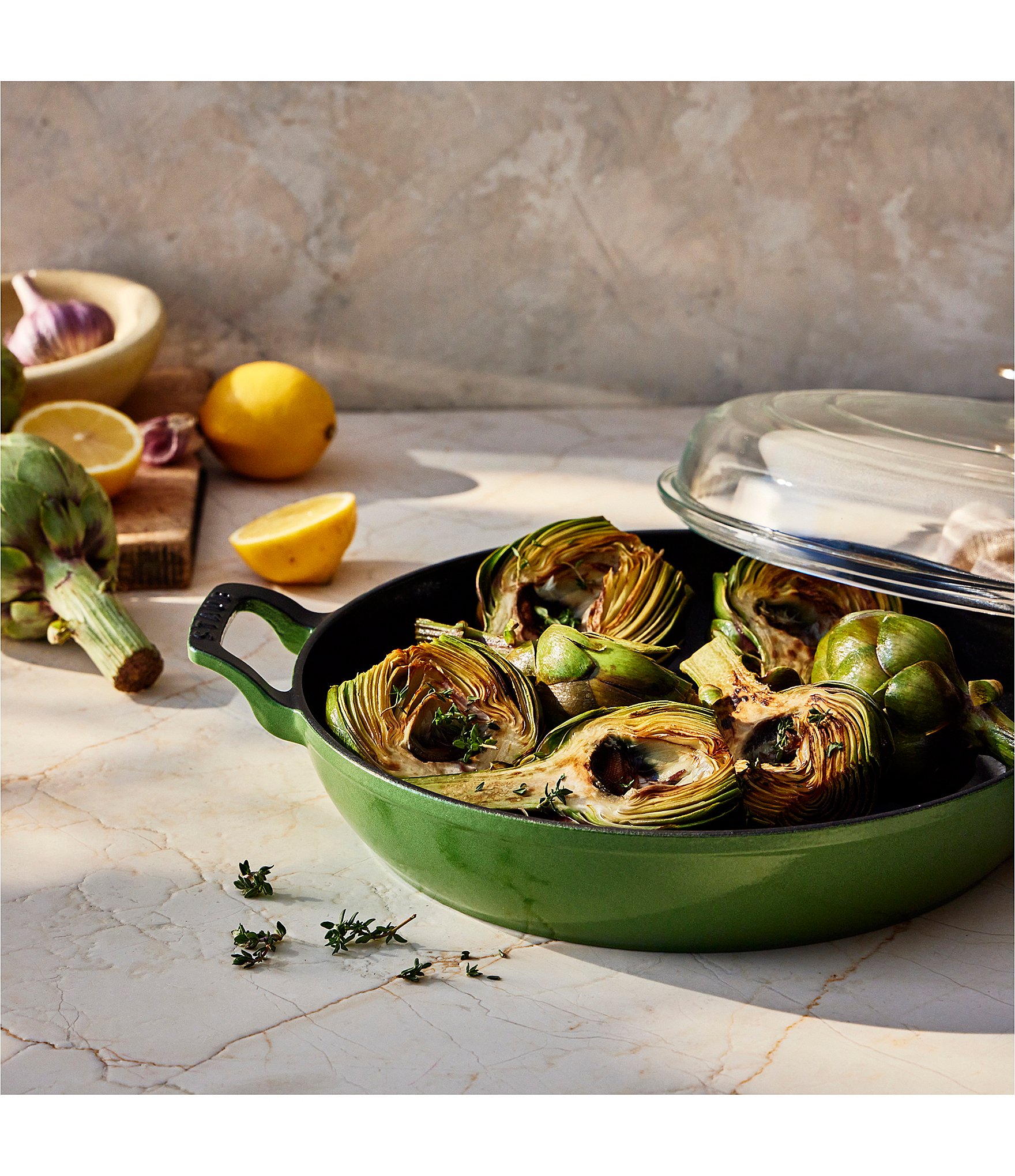 Staub Cast Iron 3.5-qt Braiser With Glass Lid