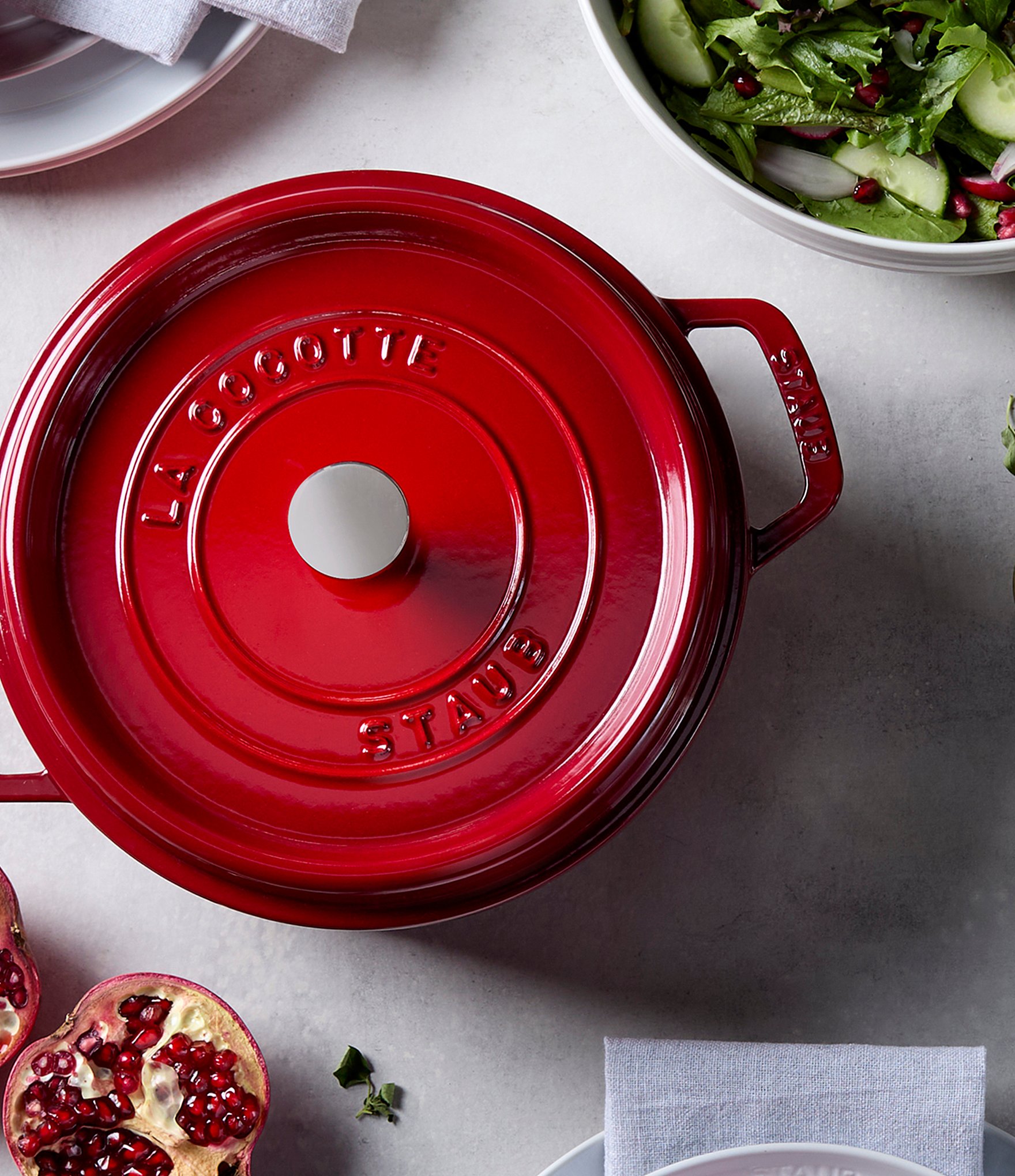 Staub Cast Iron 4-Qt. Round Dutch Oven