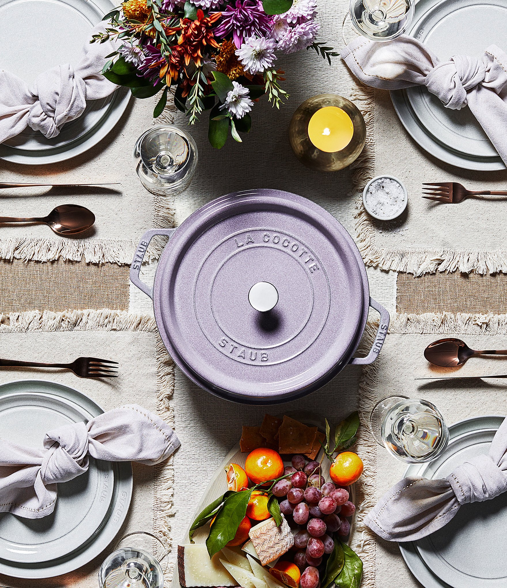 Staub Cast Iron 5.5 qt. Round Dutch Oven