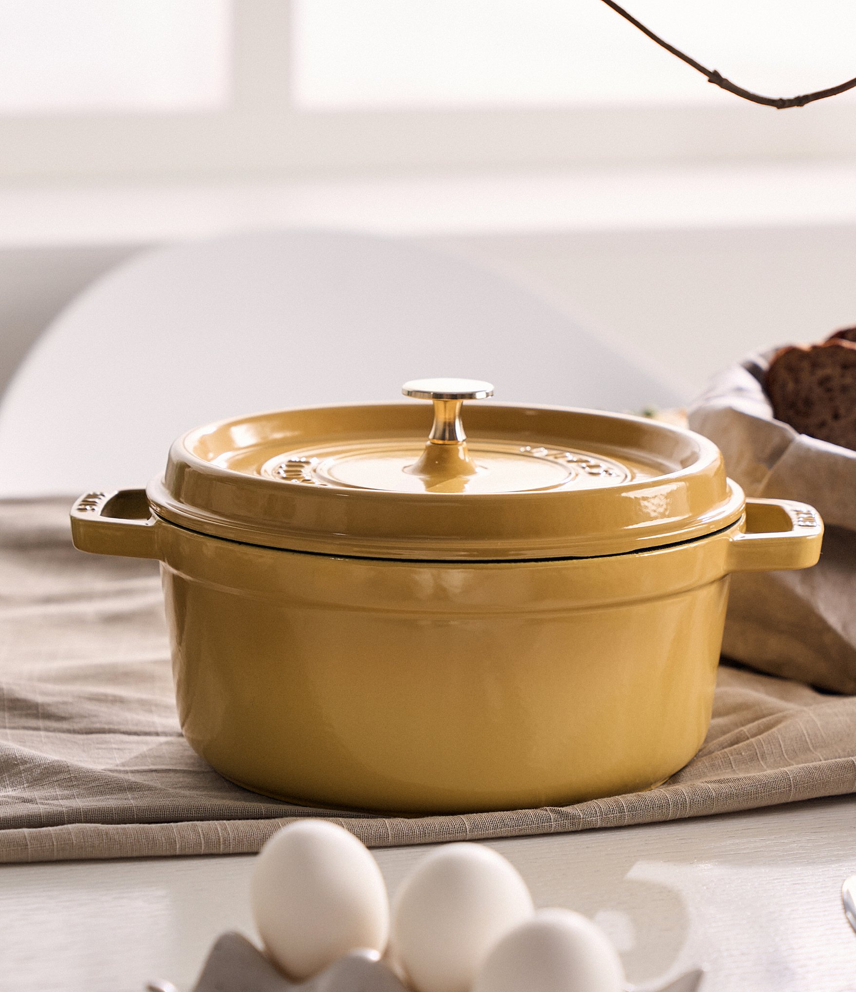 Staub Cast Iron 7 QT Round Cocotte