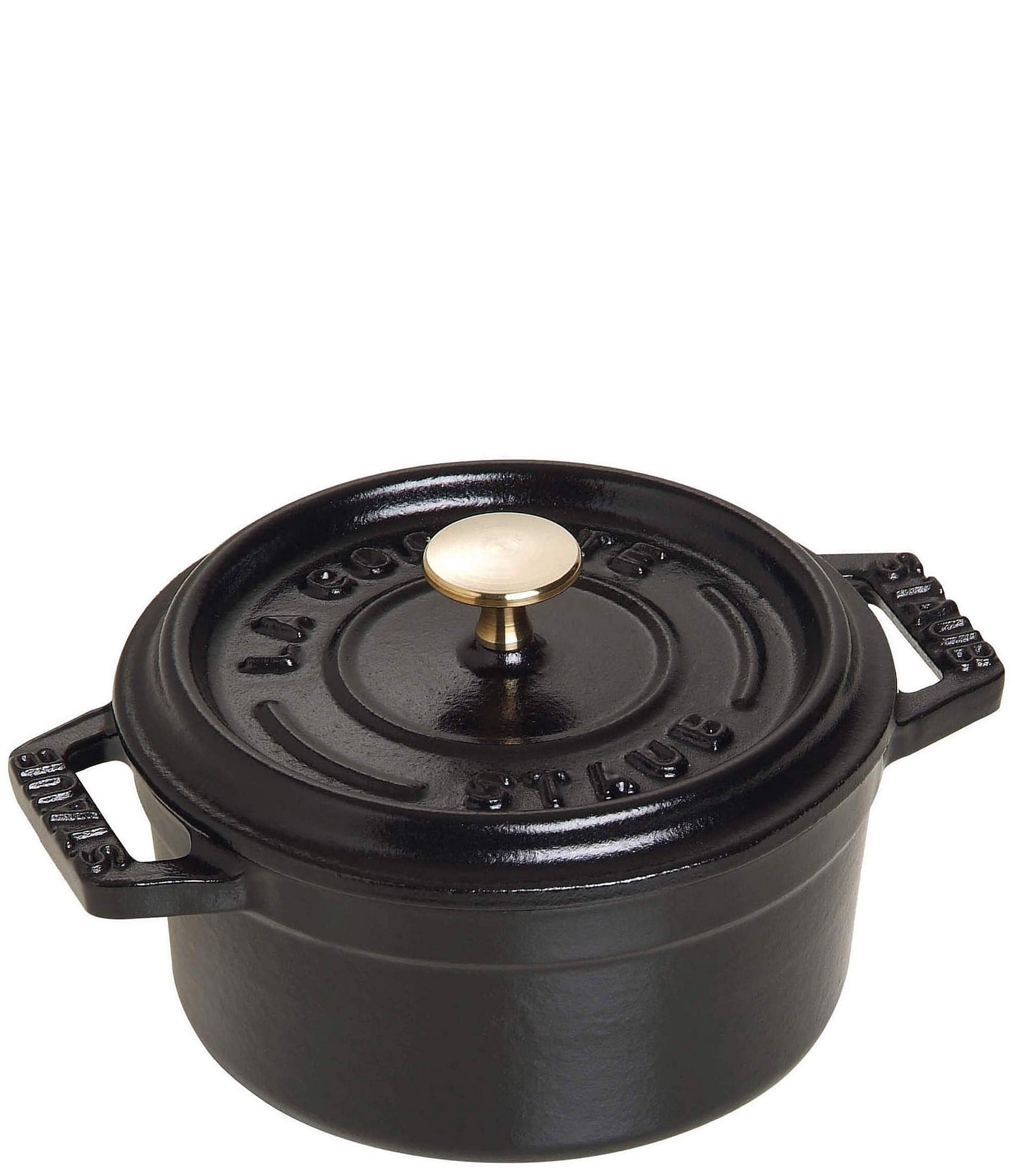 Staub Cast Iron Mini Round Dutch Oven - 0275-qt.