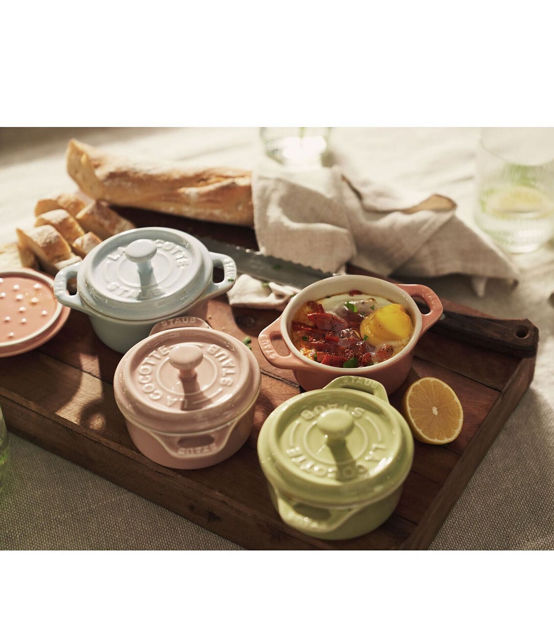 Staub Mini Cocotte 6-Piece Macaron Set