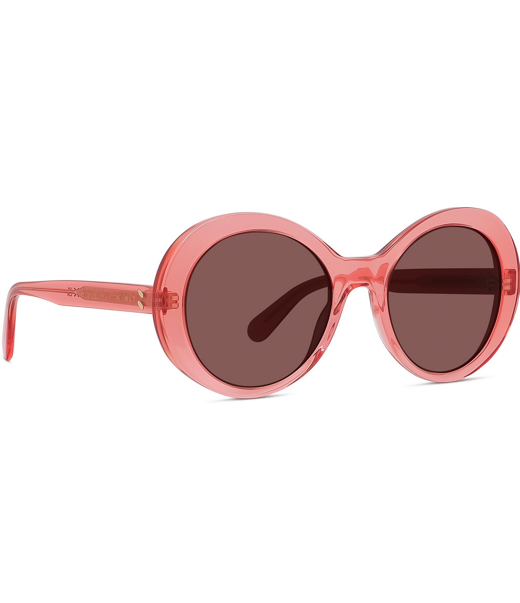 Stella McCartney Women's 54mm Transparent Round Sunglasses