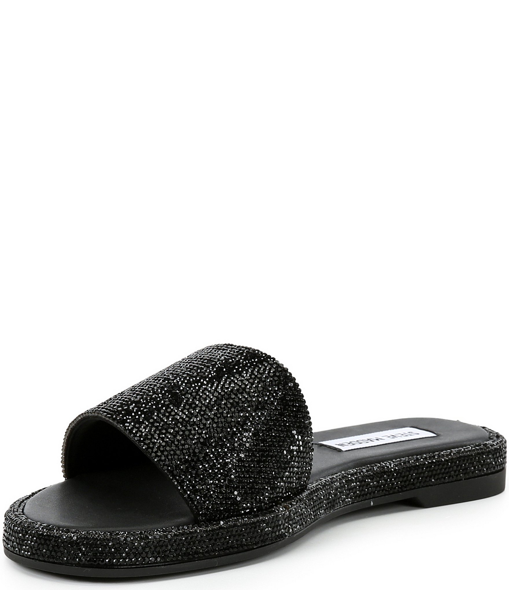 Steve Madden Achieve Rhinestone Slide Sandals