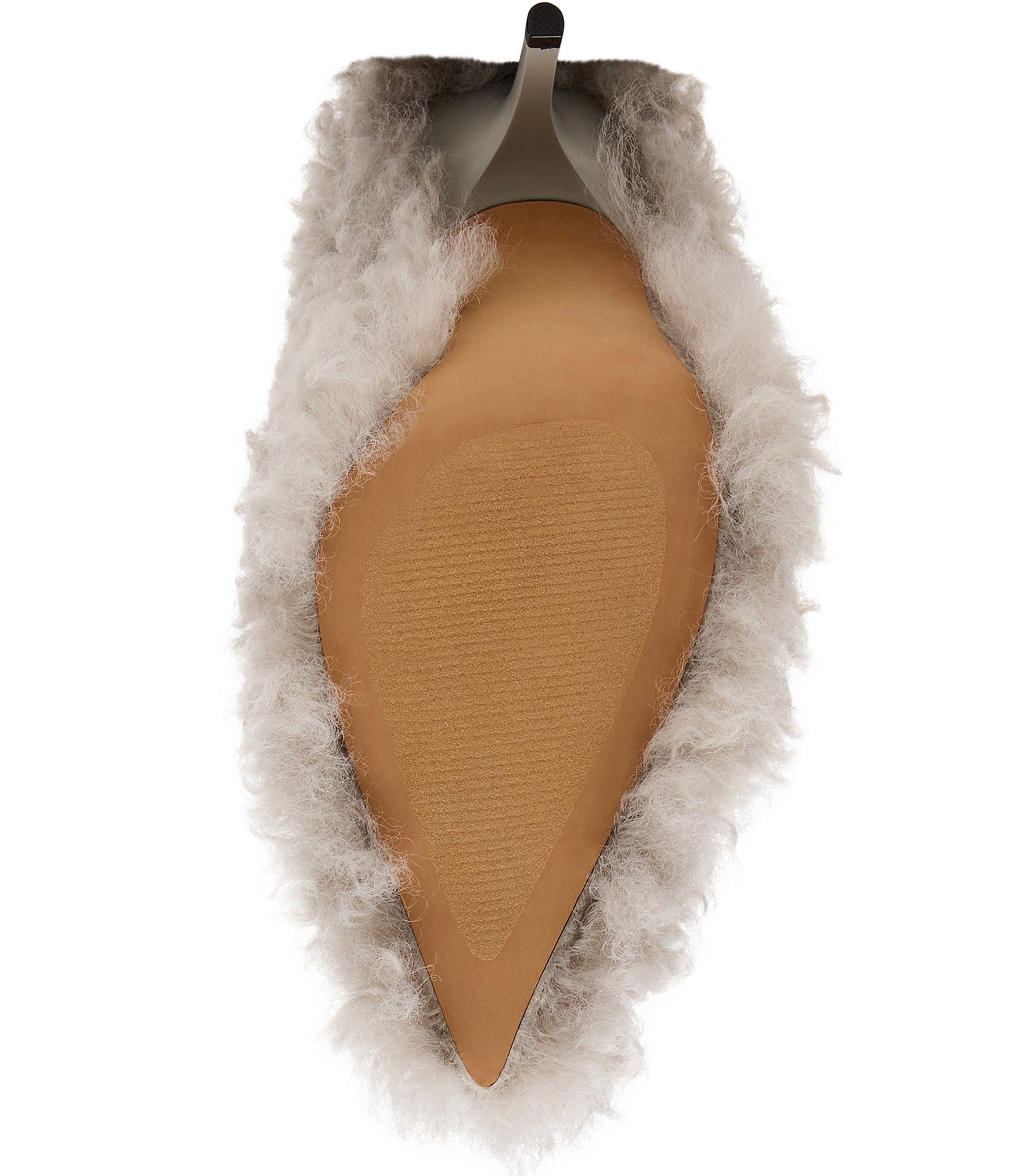 Steve Madden Achilles Faux Fur Point Toe Stiletto Pumps