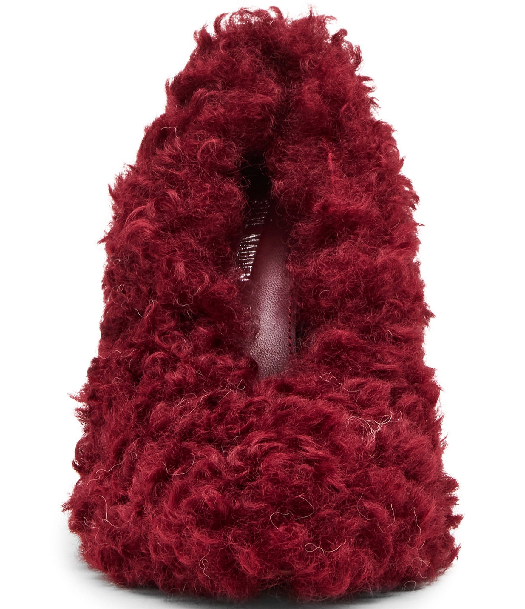 Steve Madden Achilles Faux Fur Point Toe Stiletto Pumps