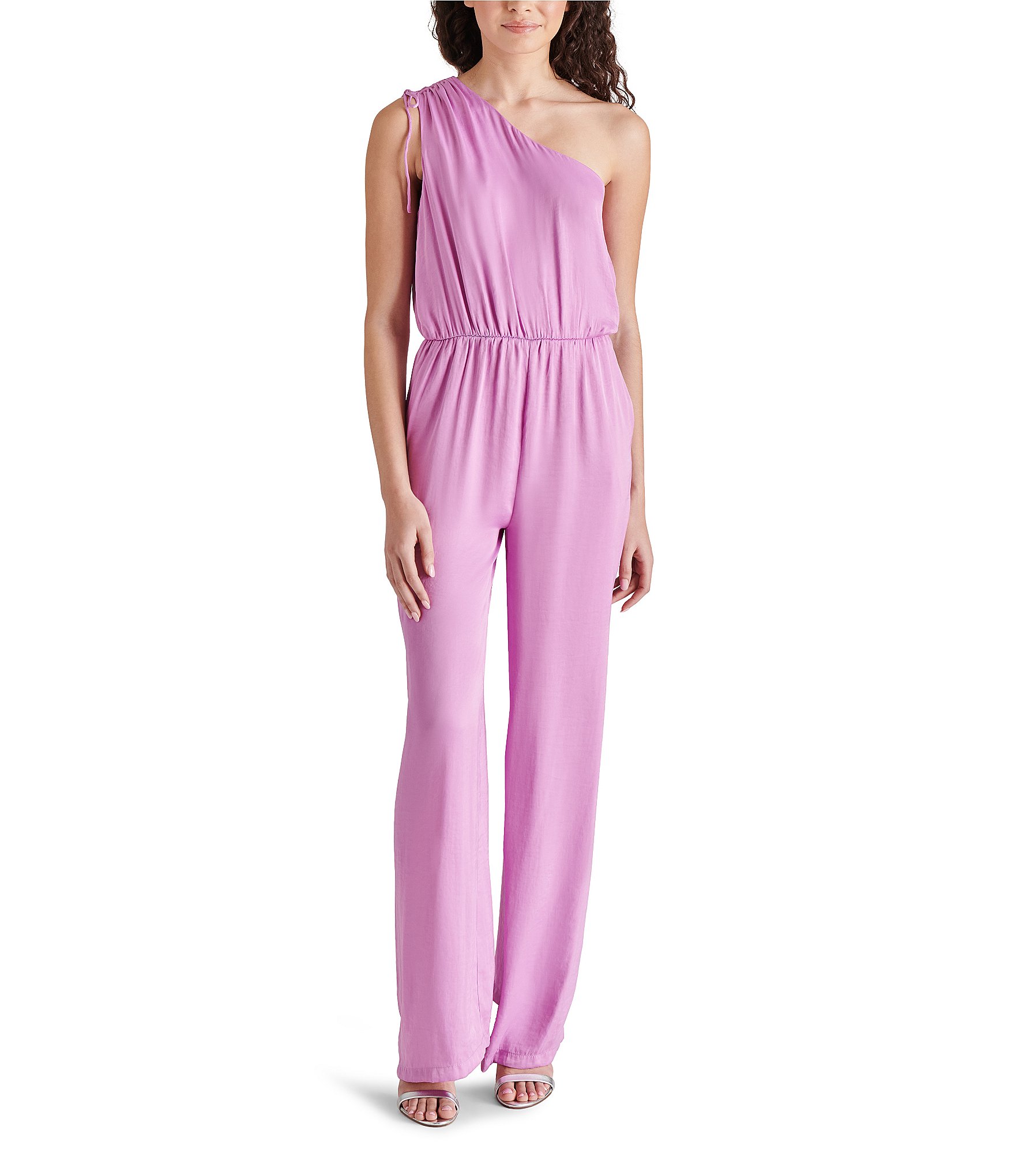 Steve Madden Adele One Shoulder Sleeveless Jumpsuit | Dillard's