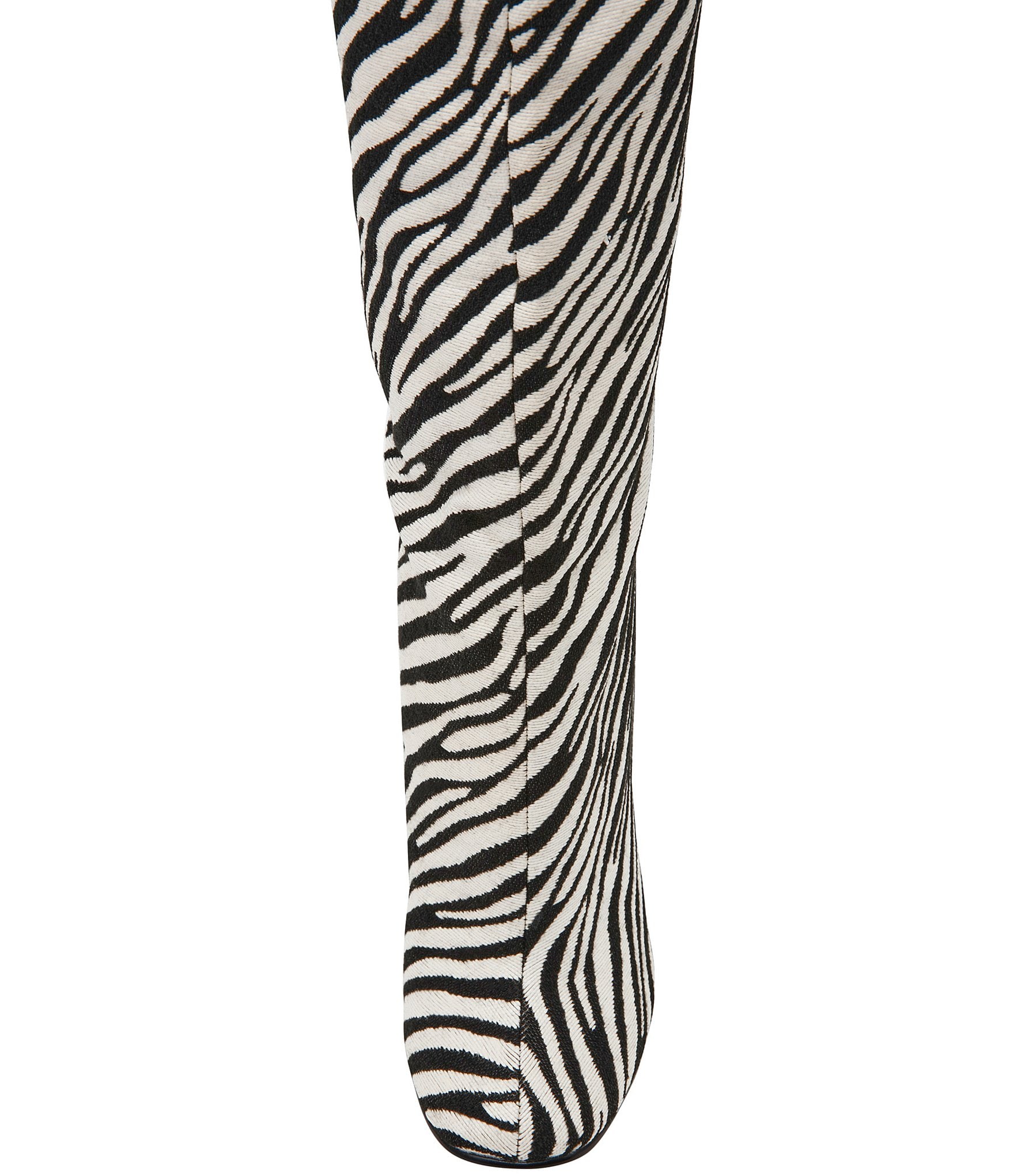 Steve Madden Alluring Zebra Over The Knee Boots