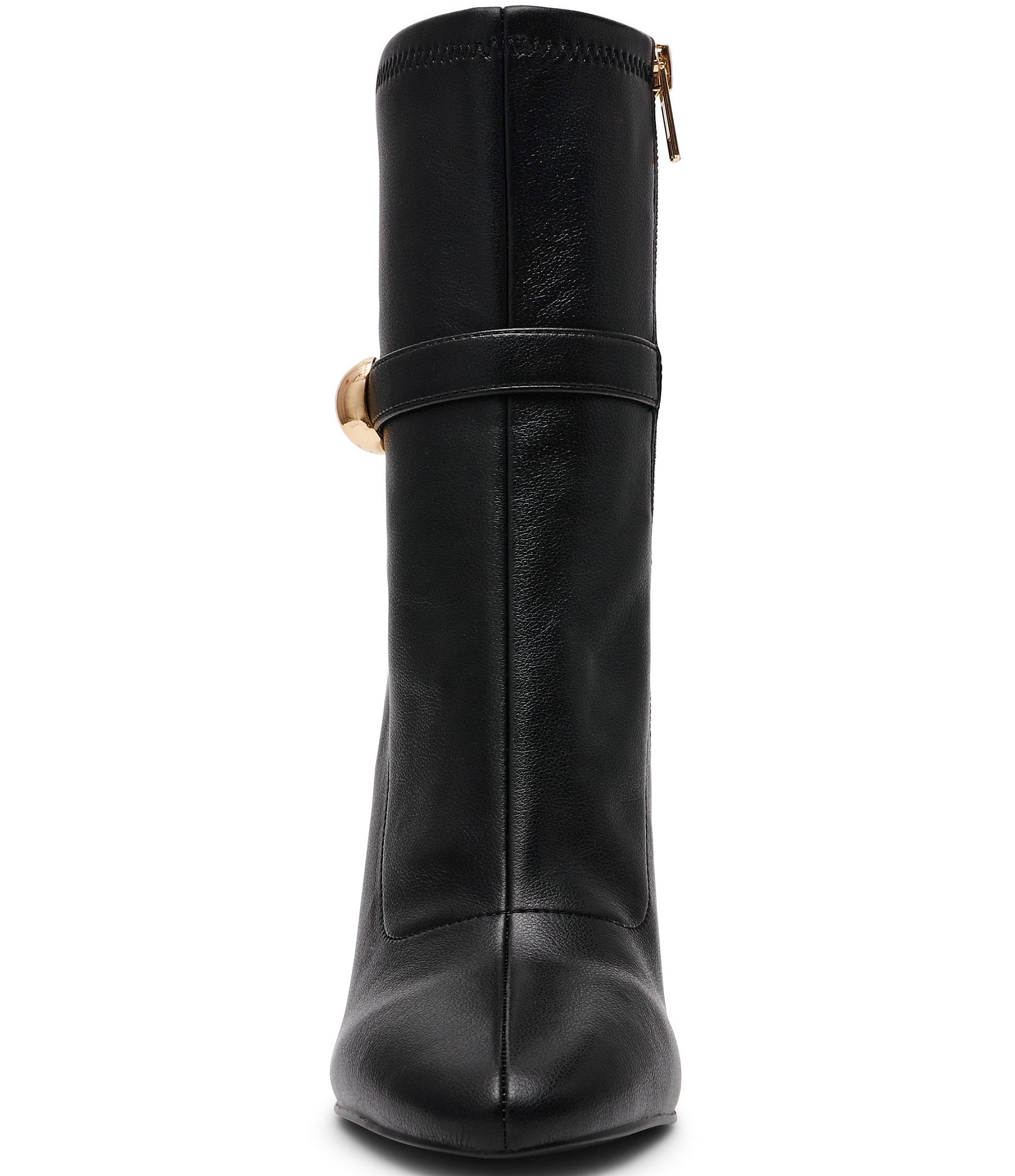 Steve Madden Aroma Hardware Detail Belt Strap Booties