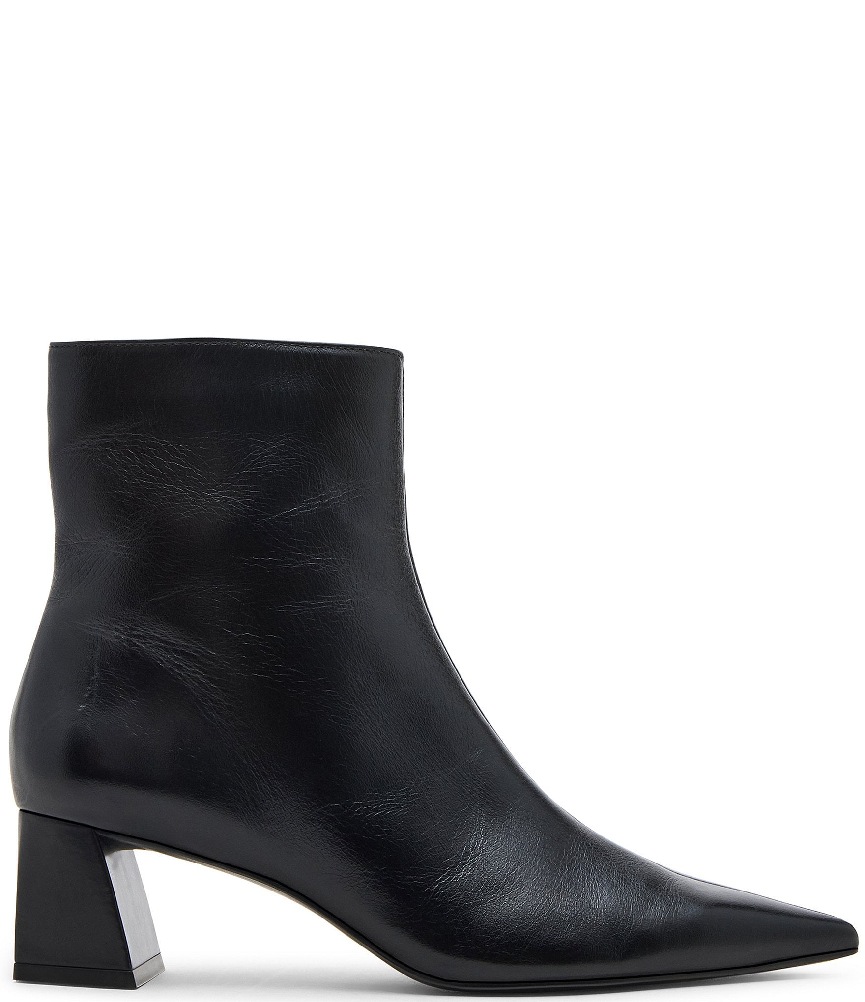 Steve Madden Ashli Leather Pointed Toe Booties