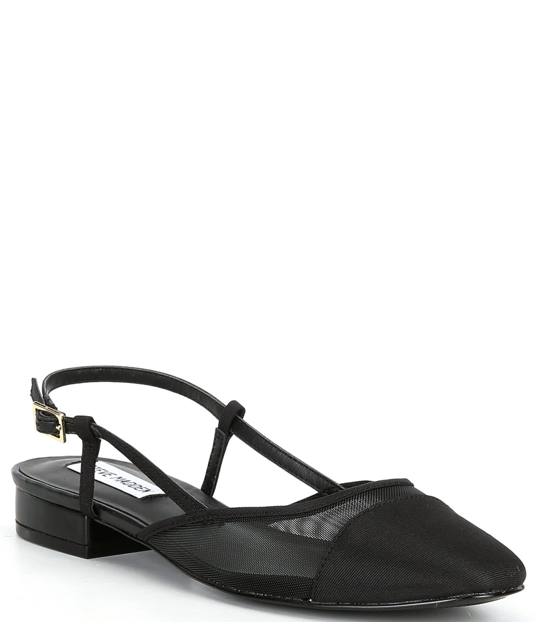 Steve Madden Belinda-M Mesh Cap Toe Slingback Flats | Dillard's