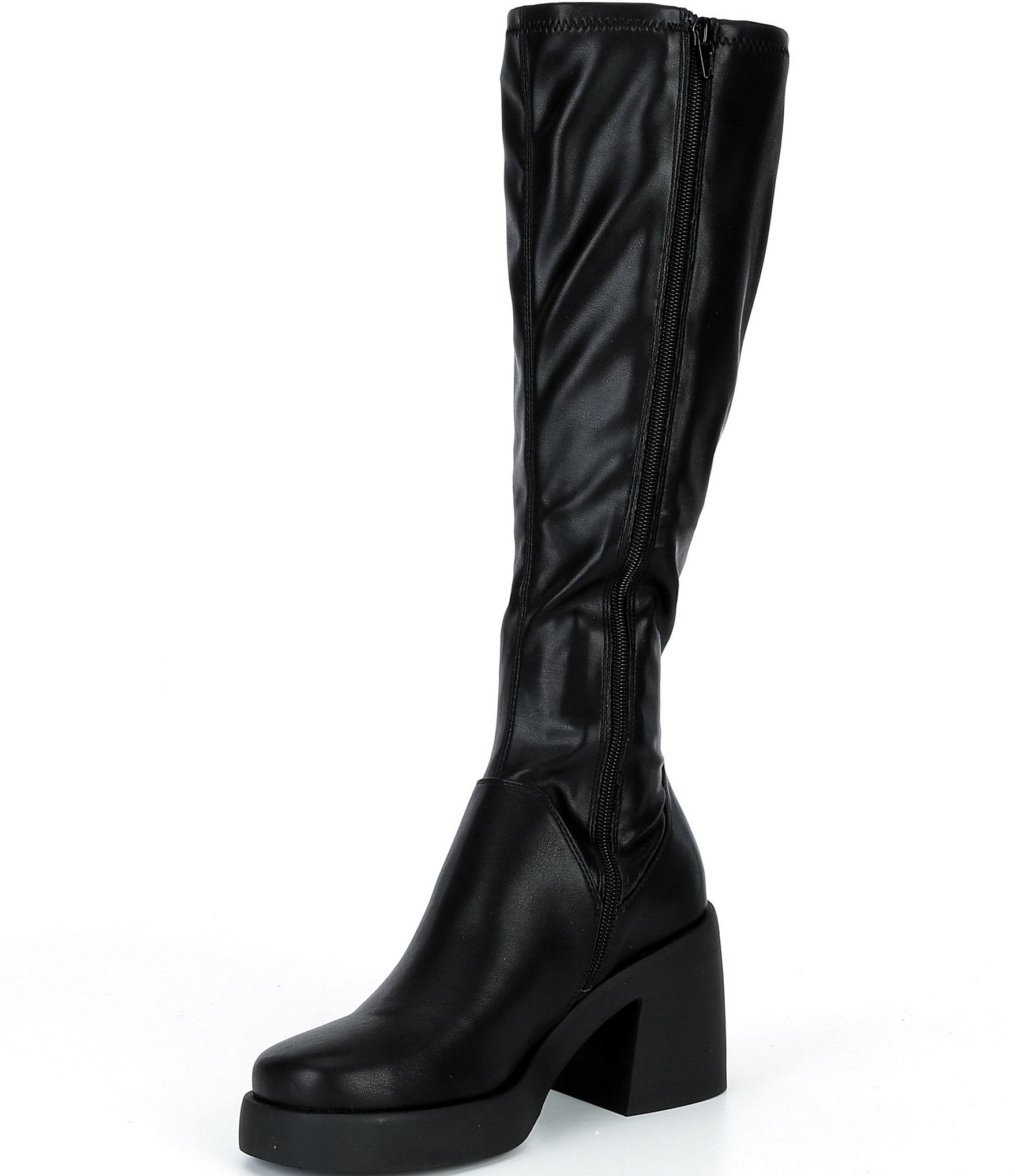Steve Madden Berkleigh Nappa Leather Platform Tall Boots